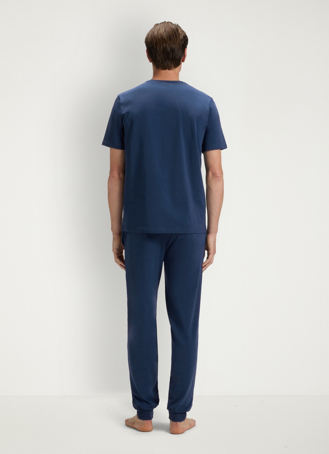 BOSS Pyjamatop met logo - achterkant 5 petrol
