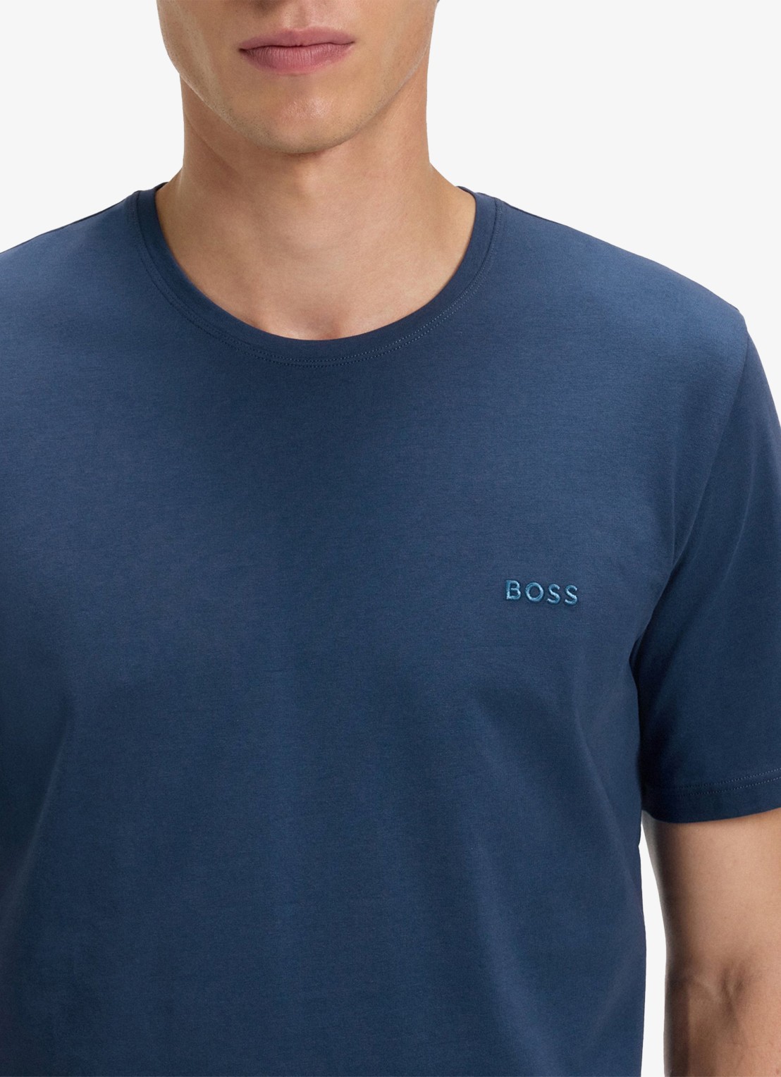 BOSS Pyjamatop met logo - detail 4 petrol