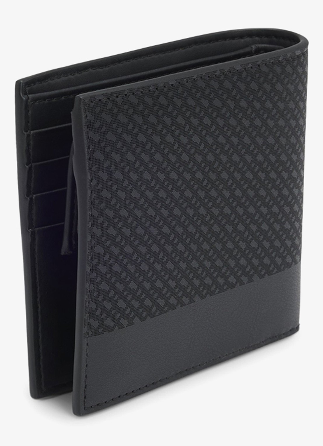 BOSS Ray_MP_4cc_Coin portemonnee met logoprint - detail 3 black-002 / zwart