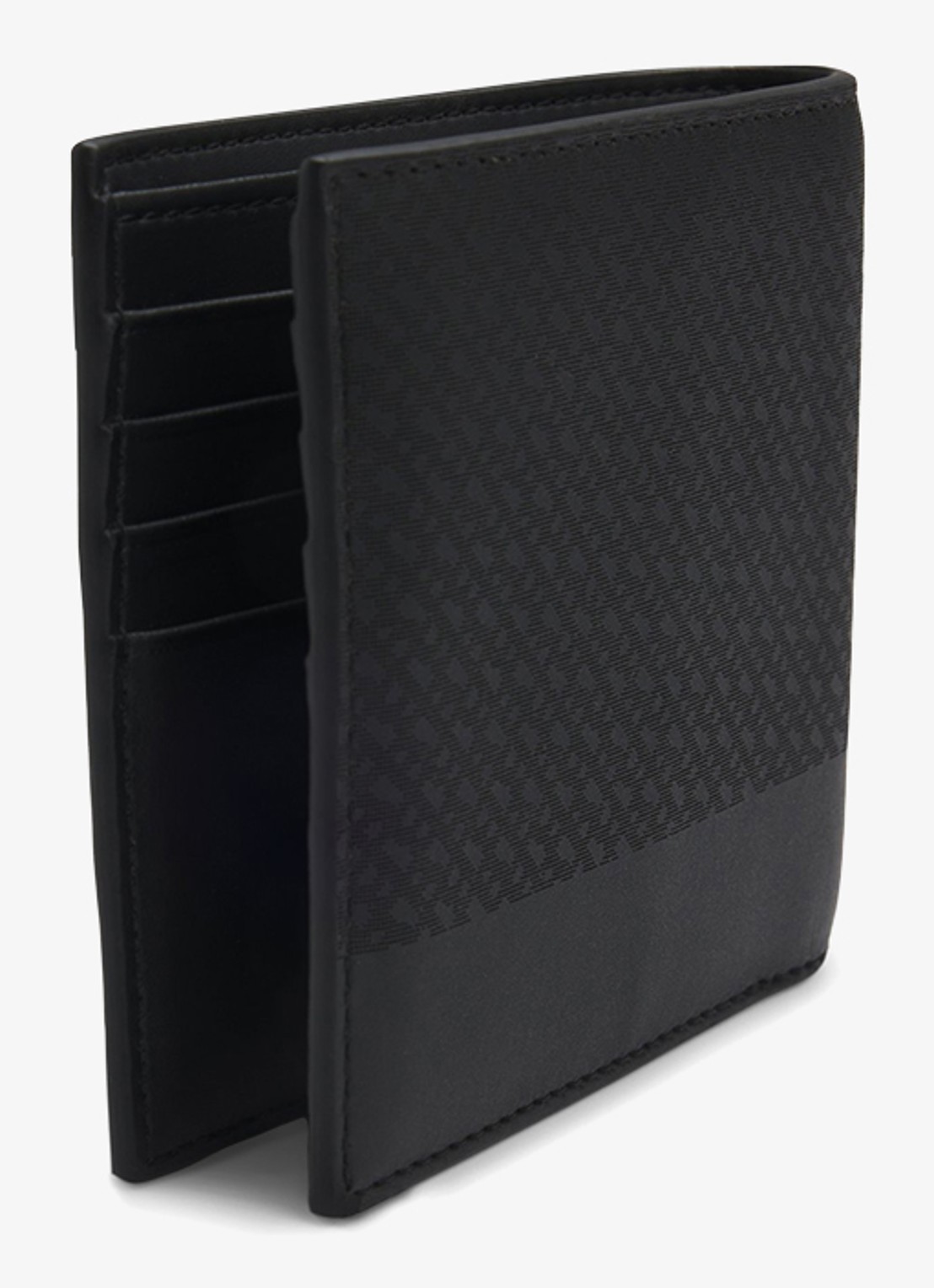 BOSS Ray_MP_8cc portemonnee met logoprint - detail 2 black-002 / zwart