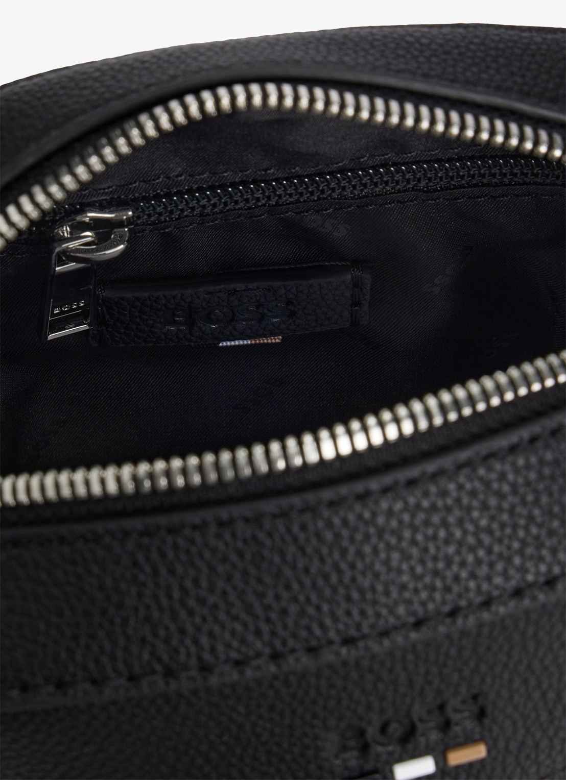 BOSS Ray NS crossbodytas met logo - detail 2 zwart