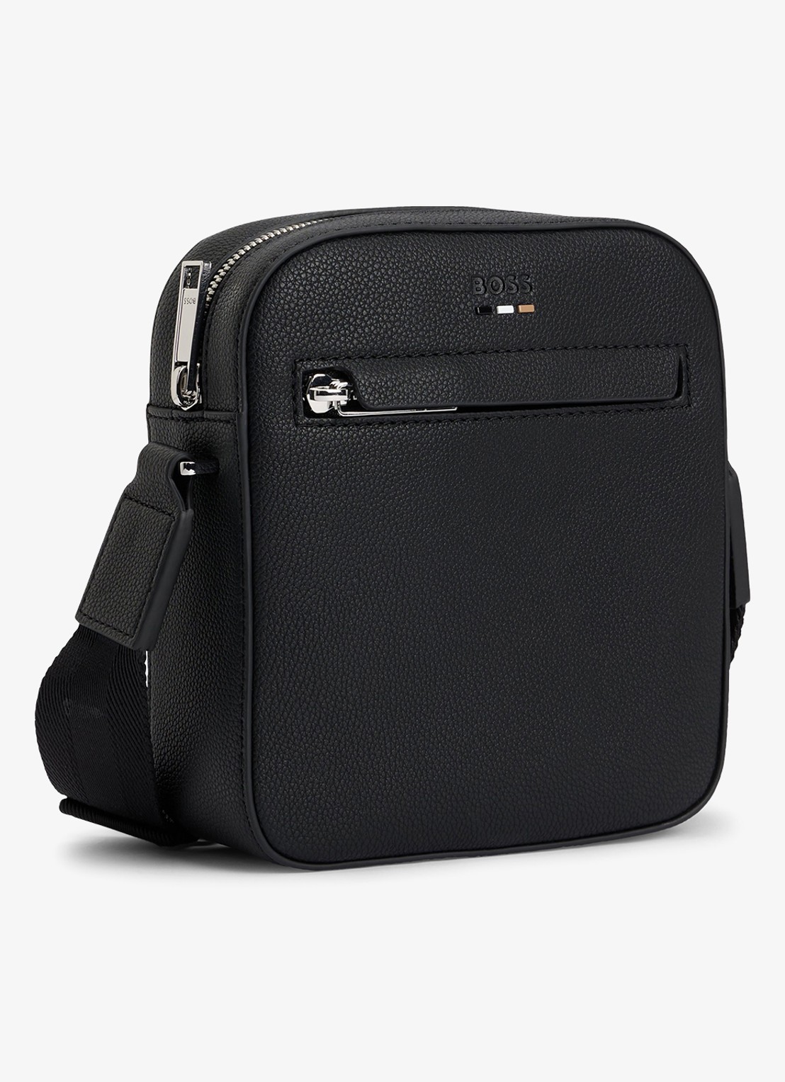 BOSS Ray NS crossbodytas met logo - detail 3 zwart