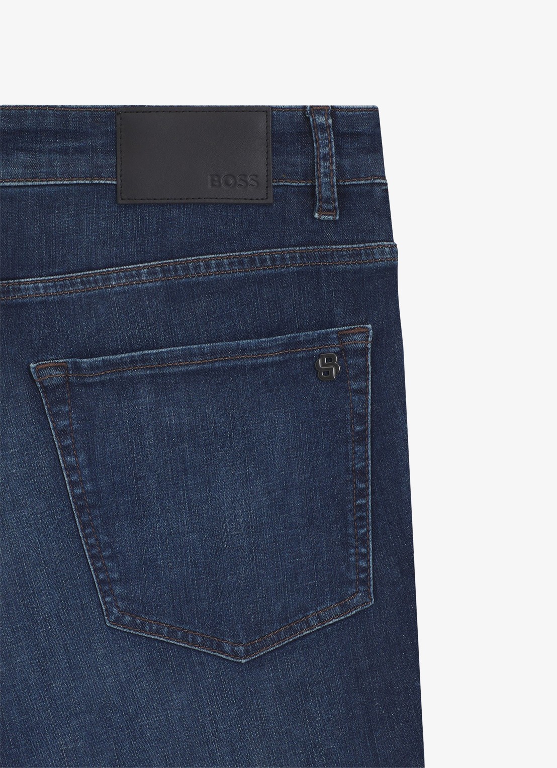 BOSS Re.Maine Bo regular fit jeans met medium wassing - detail 5 medium blue-420 / blauw