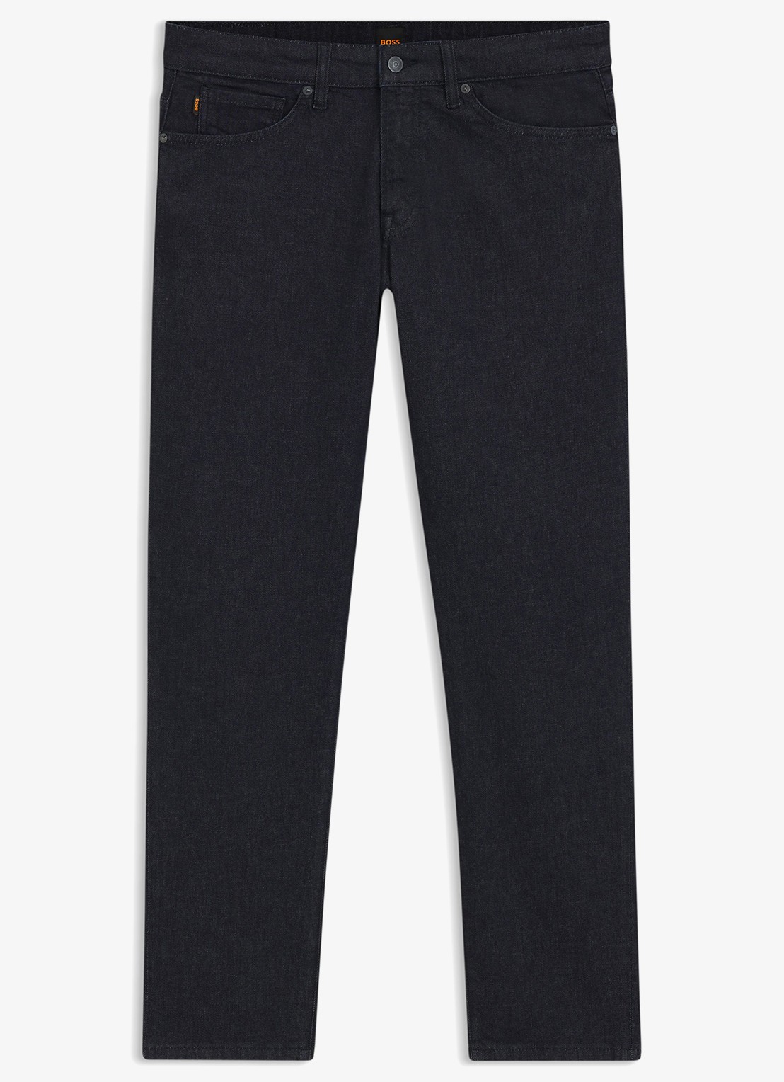 BOSS Re.maine straight leg jeans met donkere wassing - voorkant 5 indigo