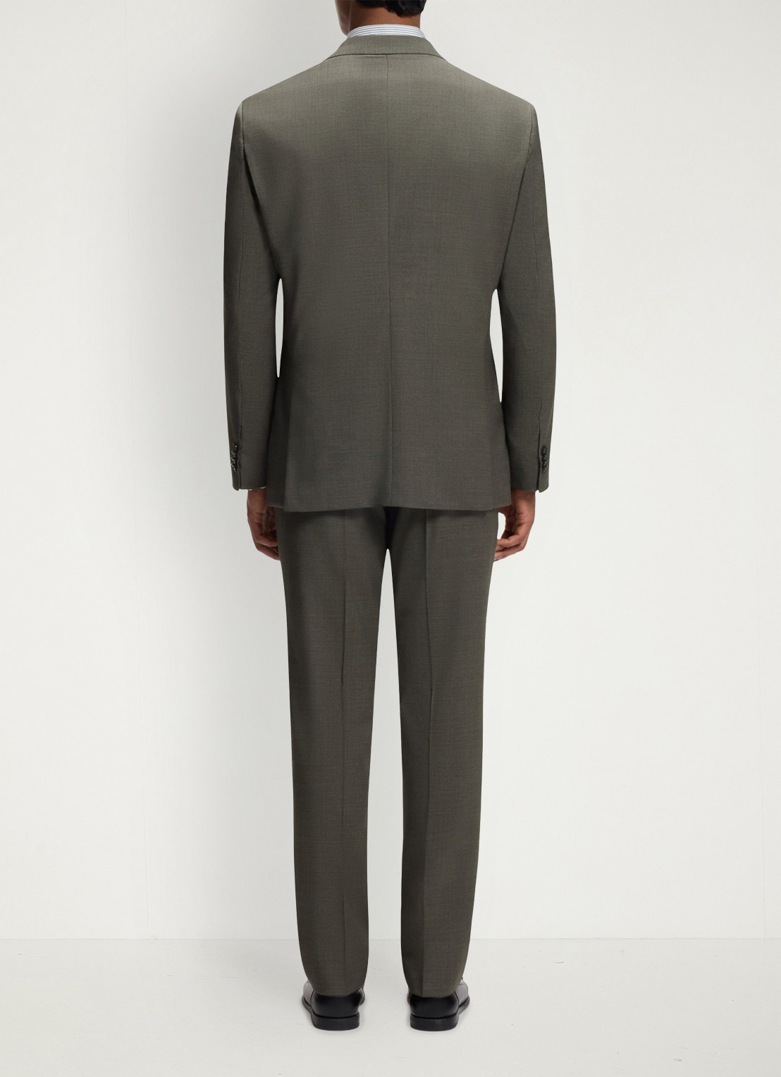 BOSS Regular fit 2-delig pak van gemêleerde stretchwol - achterkant 8 open green-347 / groen