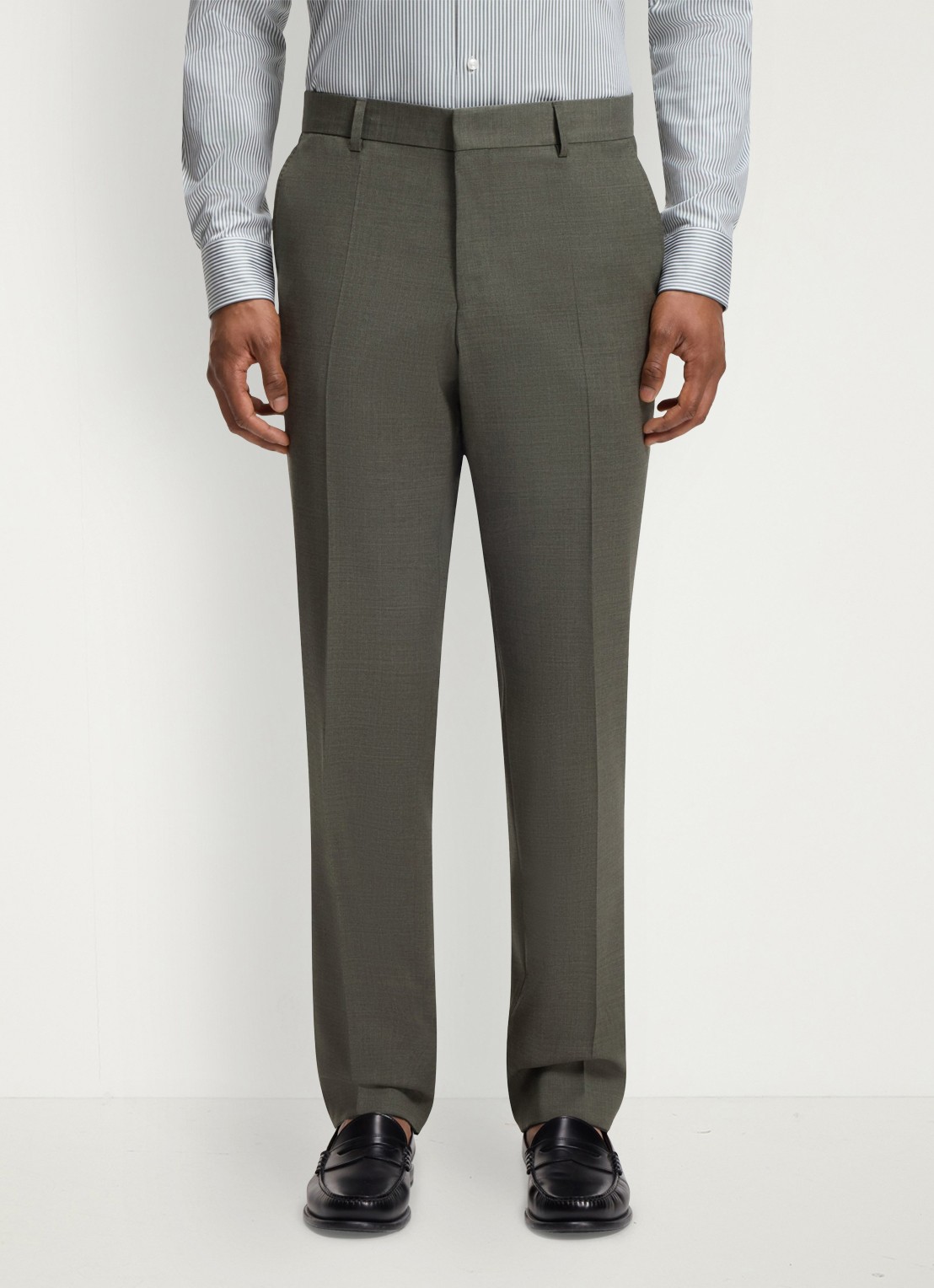 BOSS Regular fit 2-delig pak van gemêleerde stretchwol - detail 6 open green-347 / groen