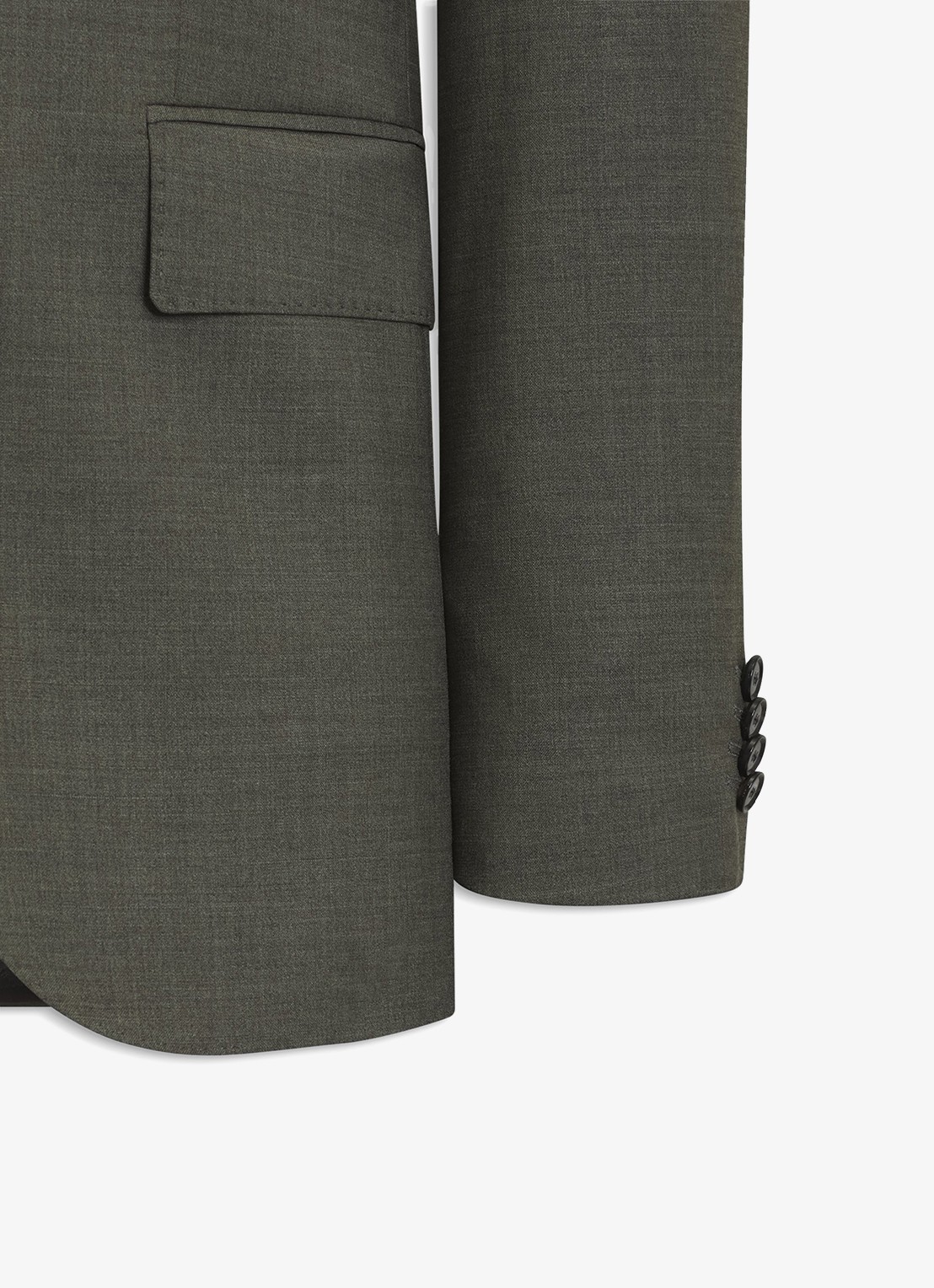 BOSS Regular fit 2-delig pak van gemêleerde stretchwol - detail open green-347 / groen
