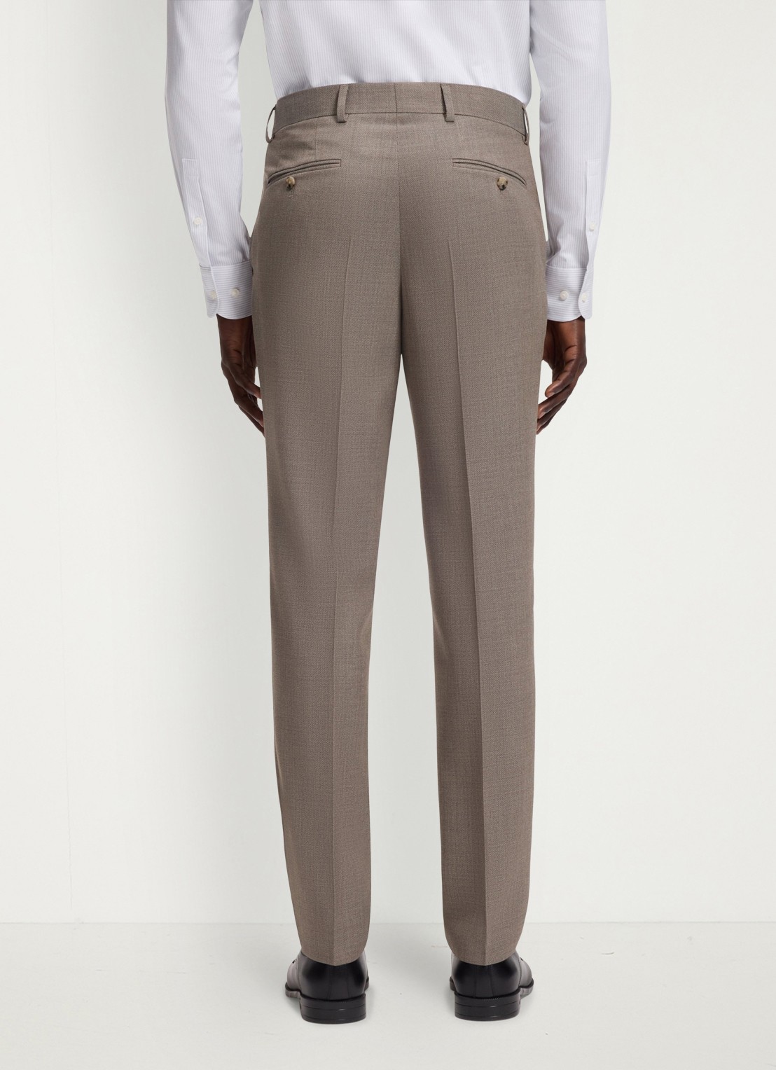 BOSS Regular fit 3-delig pak van scheerwol - detail 5 donkerbeige