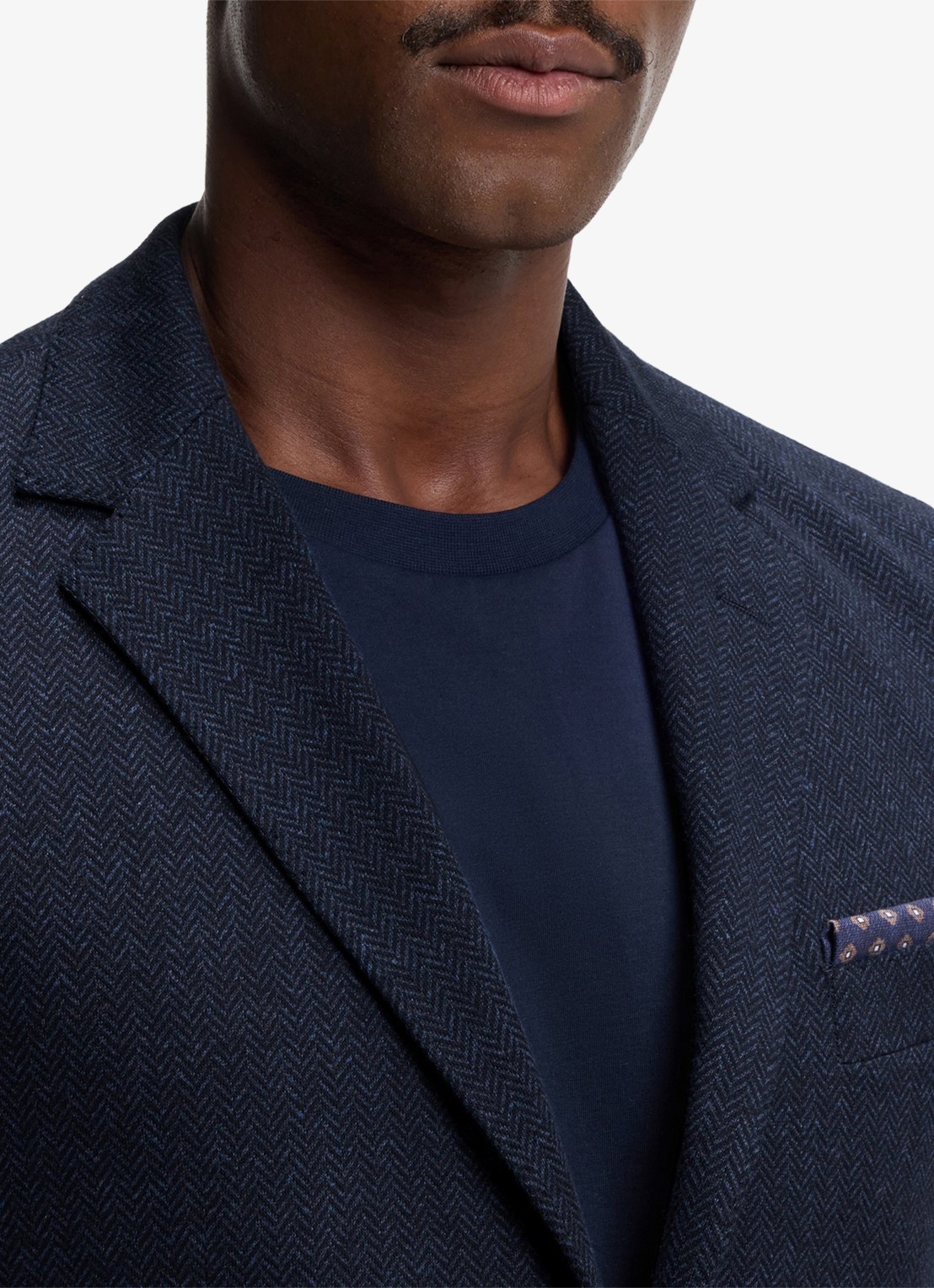 BOSS Regular fit colbert met opgestikte zakken  - detail 4 donkerblauw