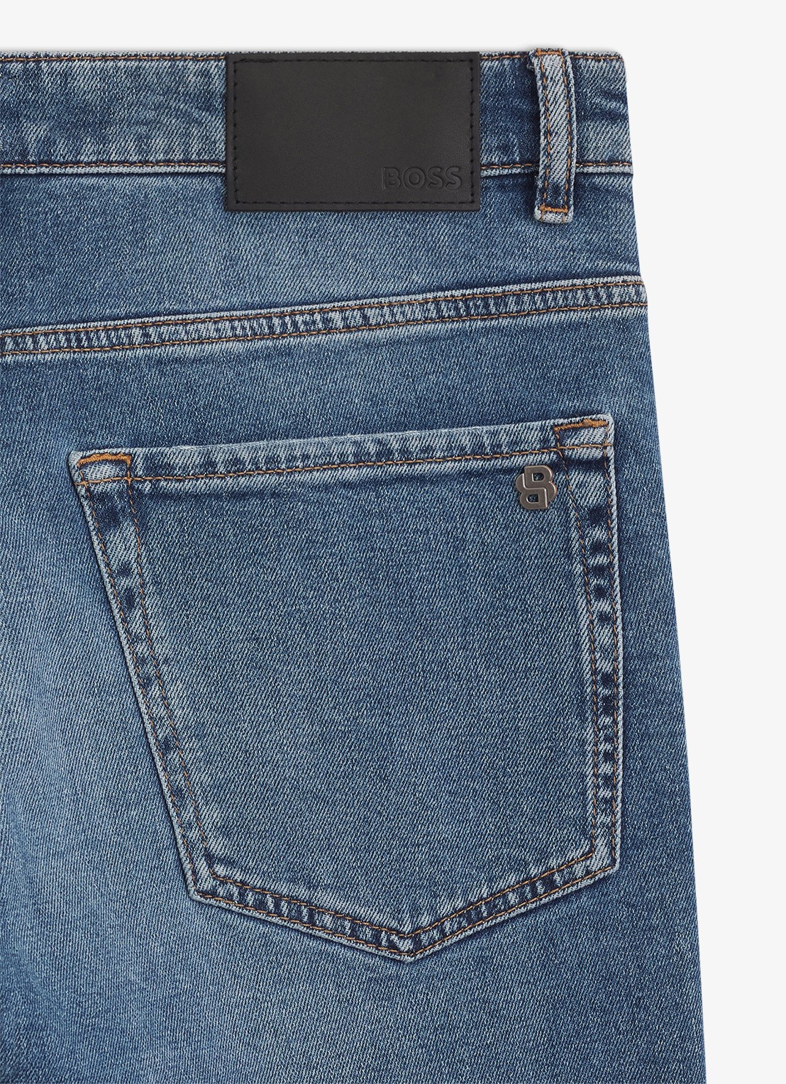 BOSS Regular fit jeans met steekzakken - detail 6 indigo