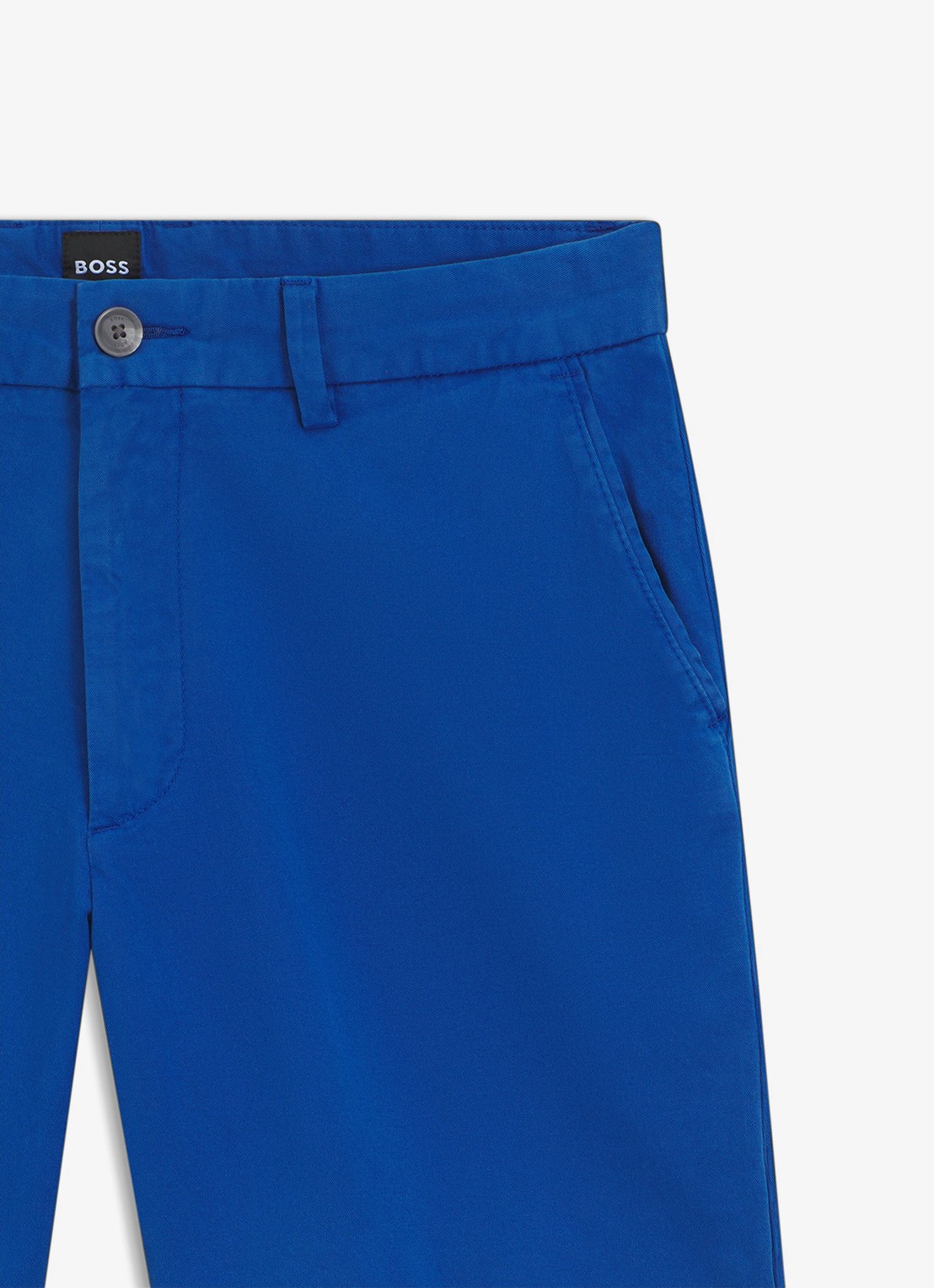 BOSS Regular fit korte broek met steekzakken - detail 4 blauw