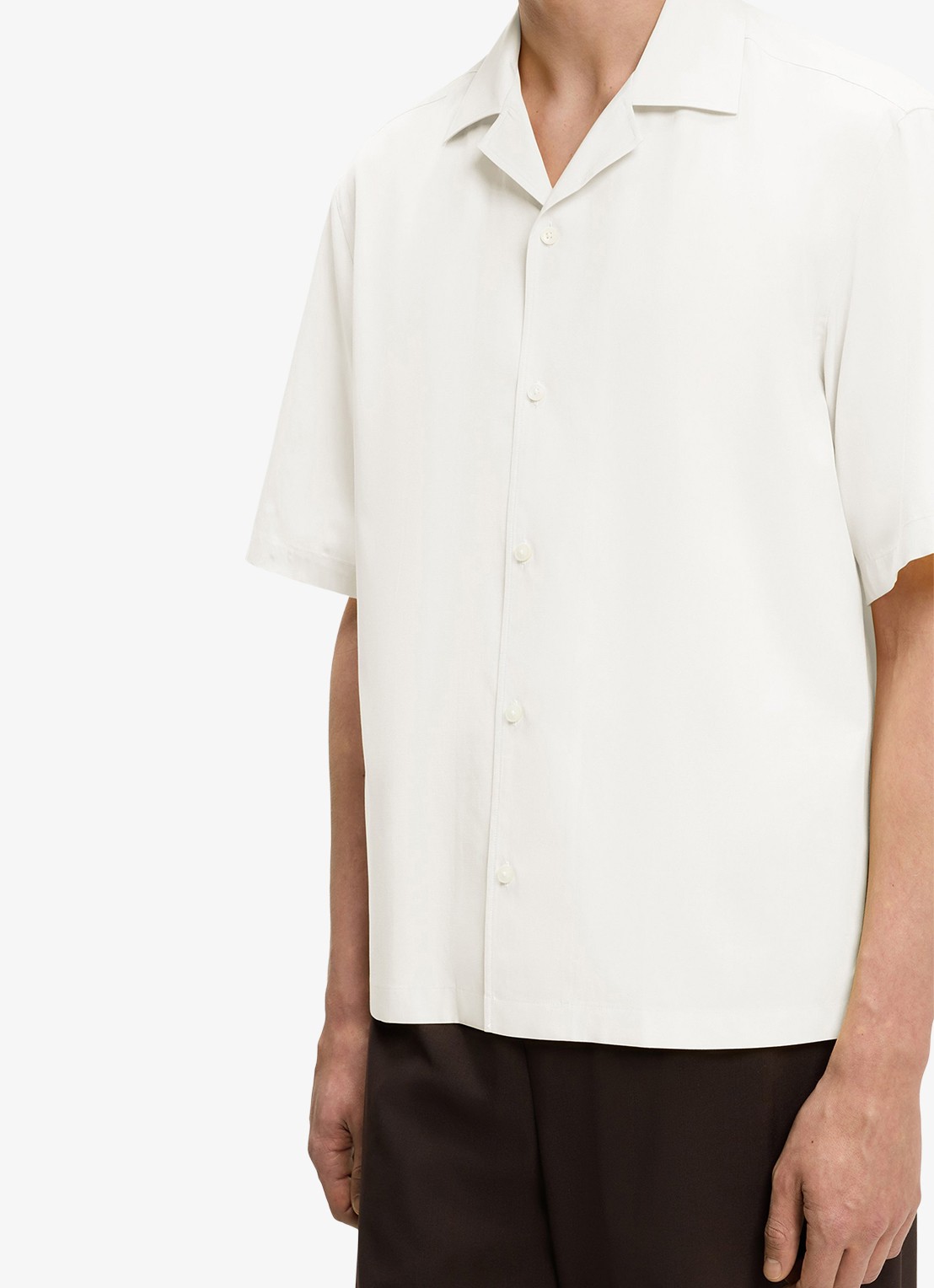 BOSS Regular fit overhemd in zijdeblend - detail 6 beige overflow-920 / beige