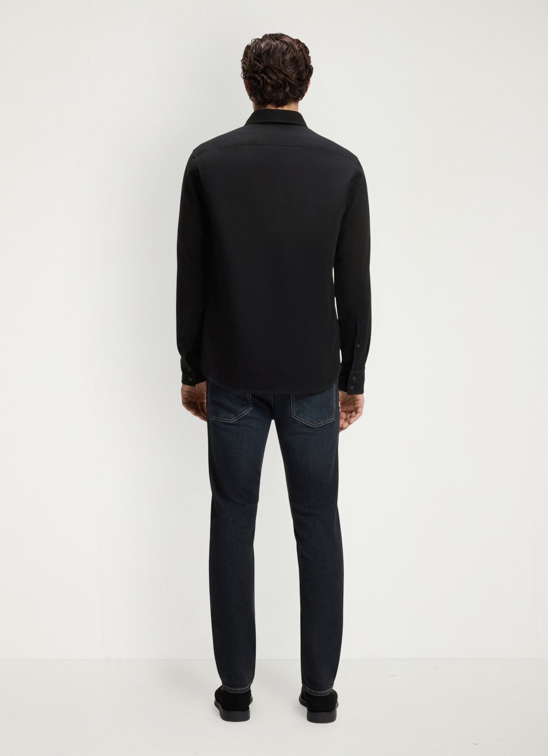 BOSS Regular fit overhemd met logo - achterkant 6 zwart