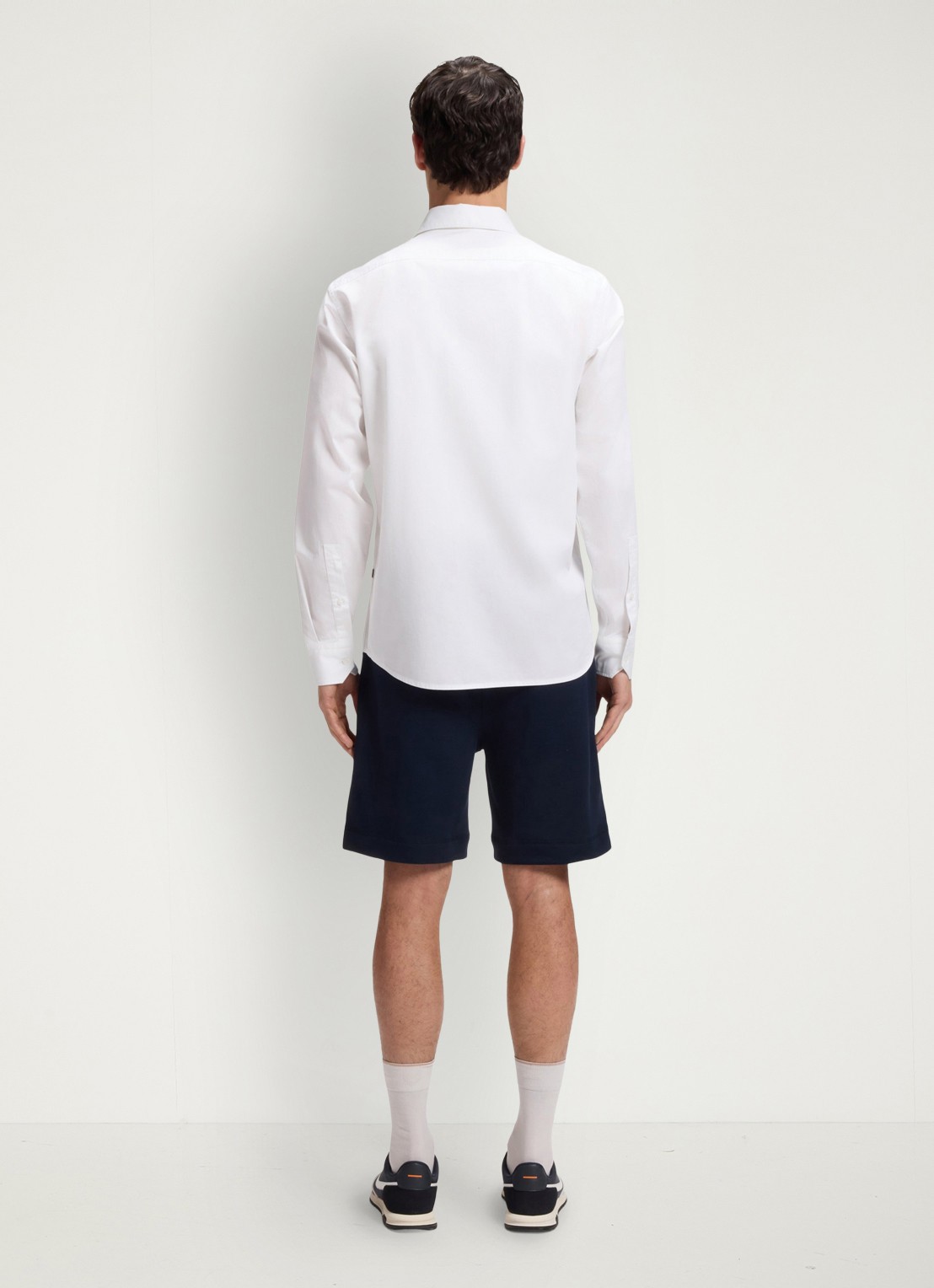 BOSS Regular fit overhemd met logo - achterkant 3 wit