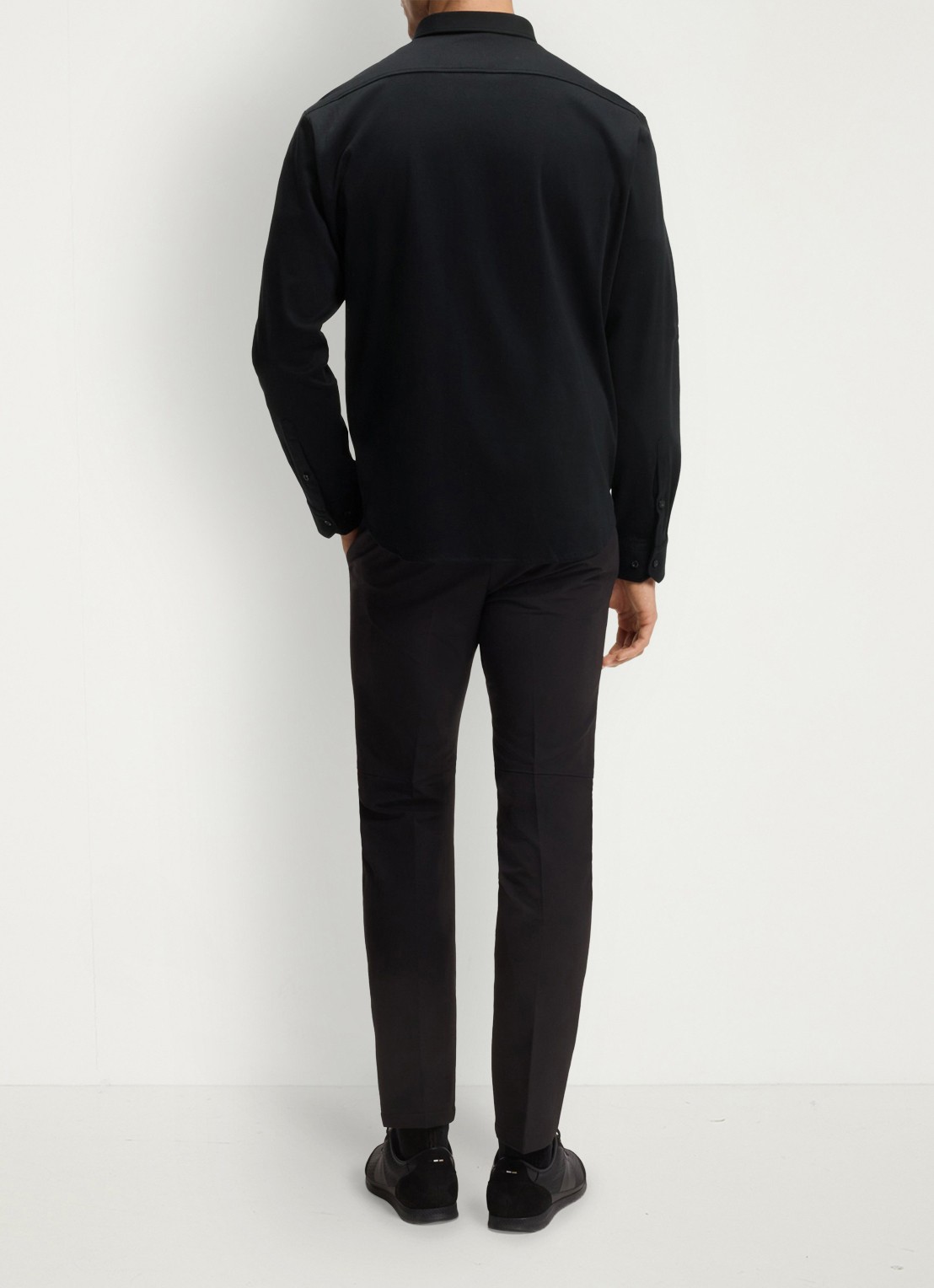 BOSS Regular fit overhemd met logo - achterkant 3 zwart