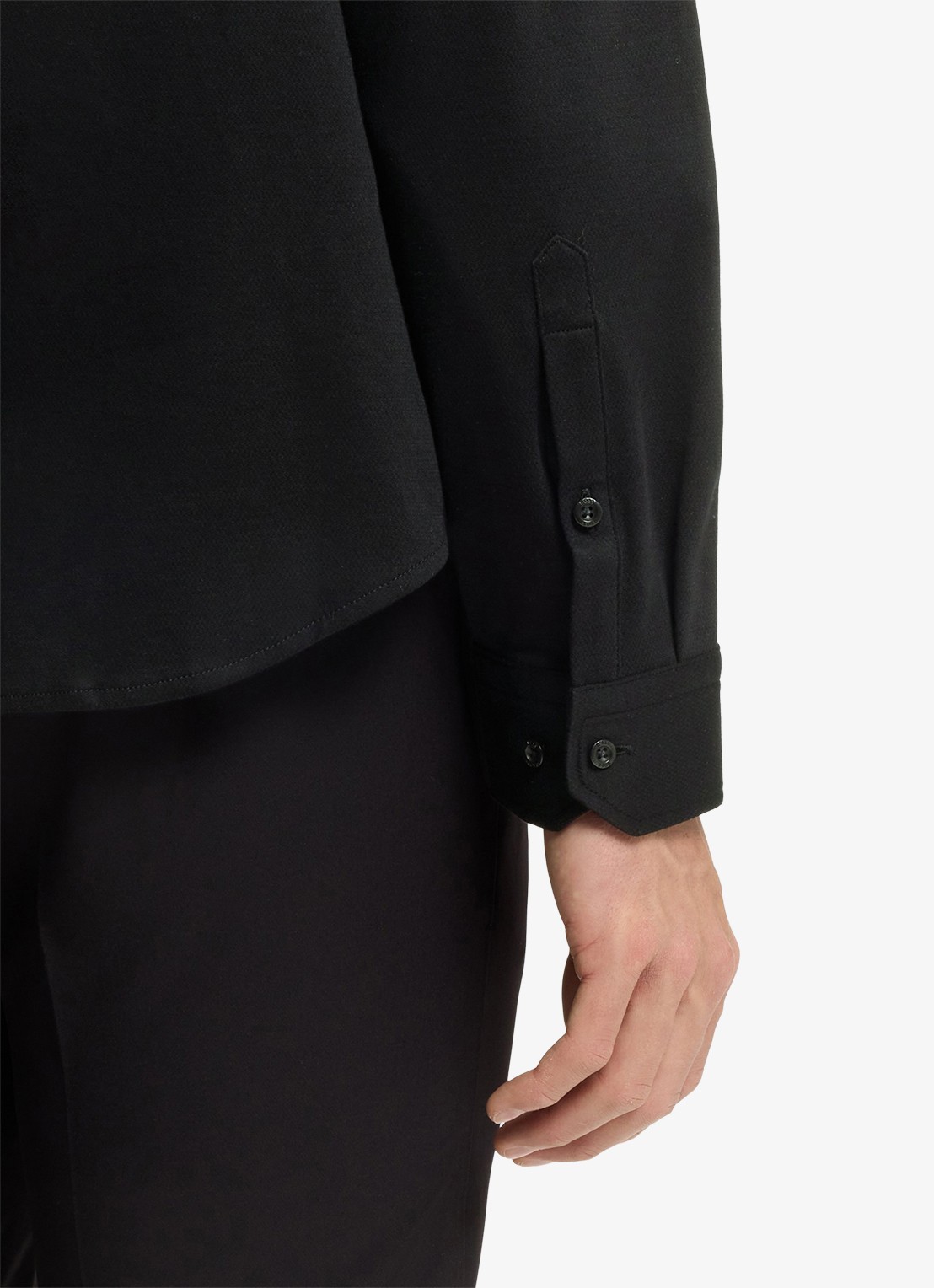 BOSS Regular fit overhemd met logo - detail 5 zwart