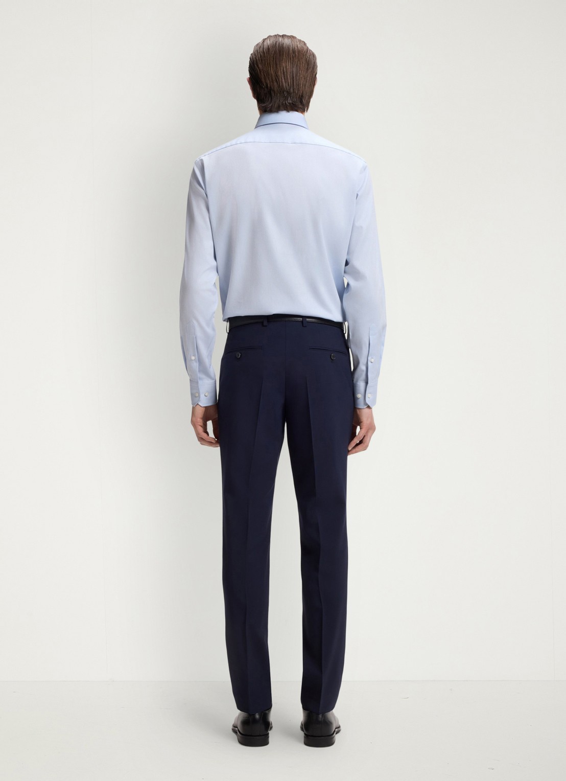 BOSS Regular-fit overhemd met stretch - achterkant 4 lichtblauw