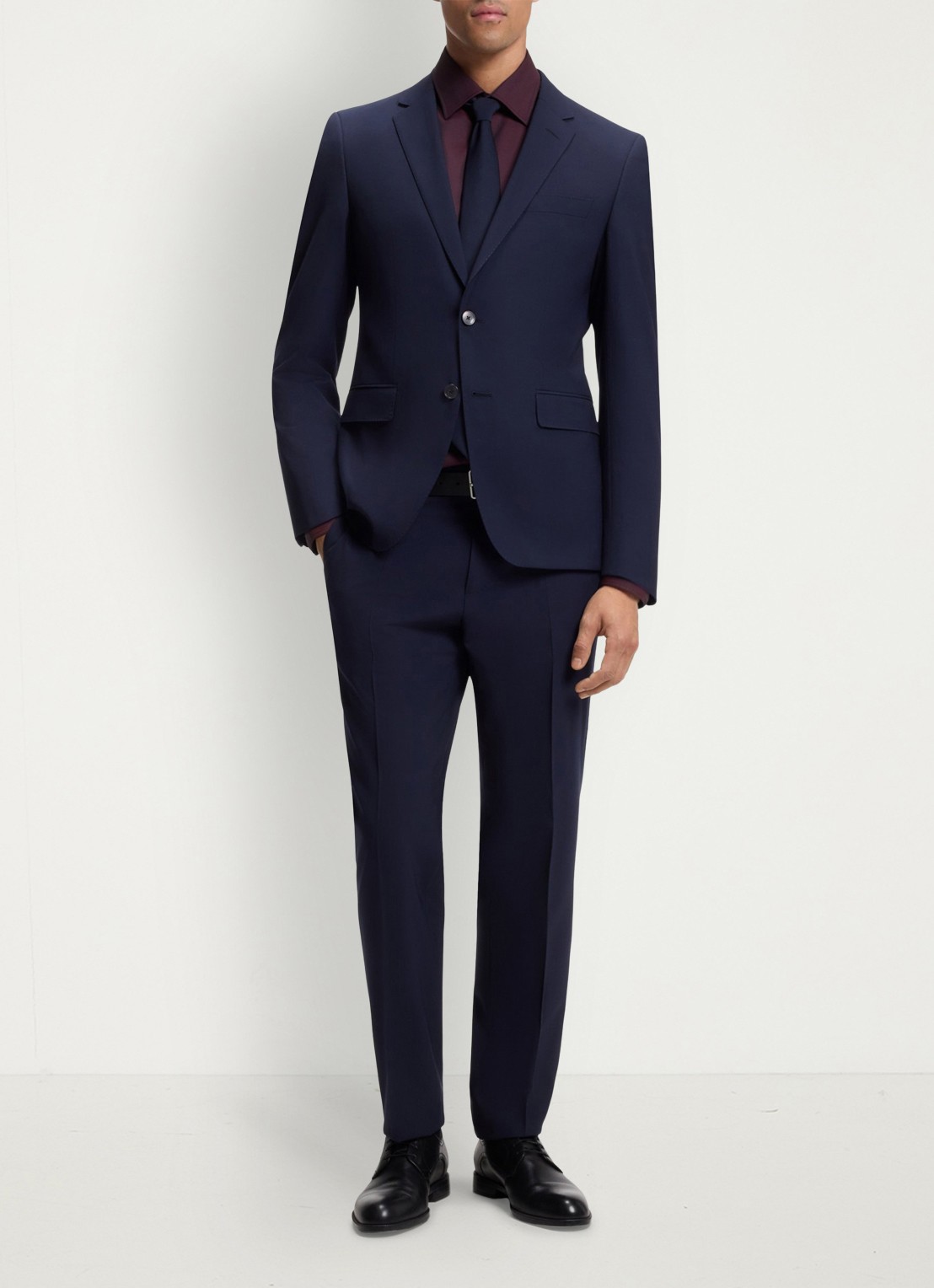 BOSS Regular-fit overhemd met stretch - voorkant 2 rood