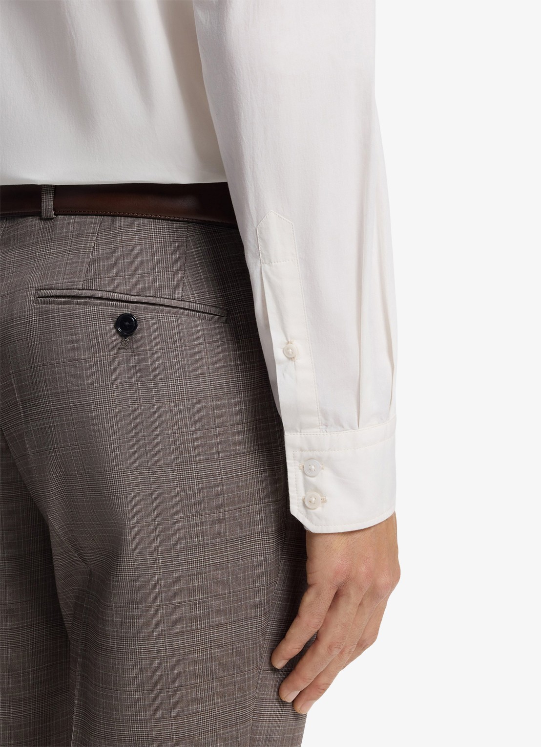 BOSS Regular fit overhemd van katoen - detail 3 wit