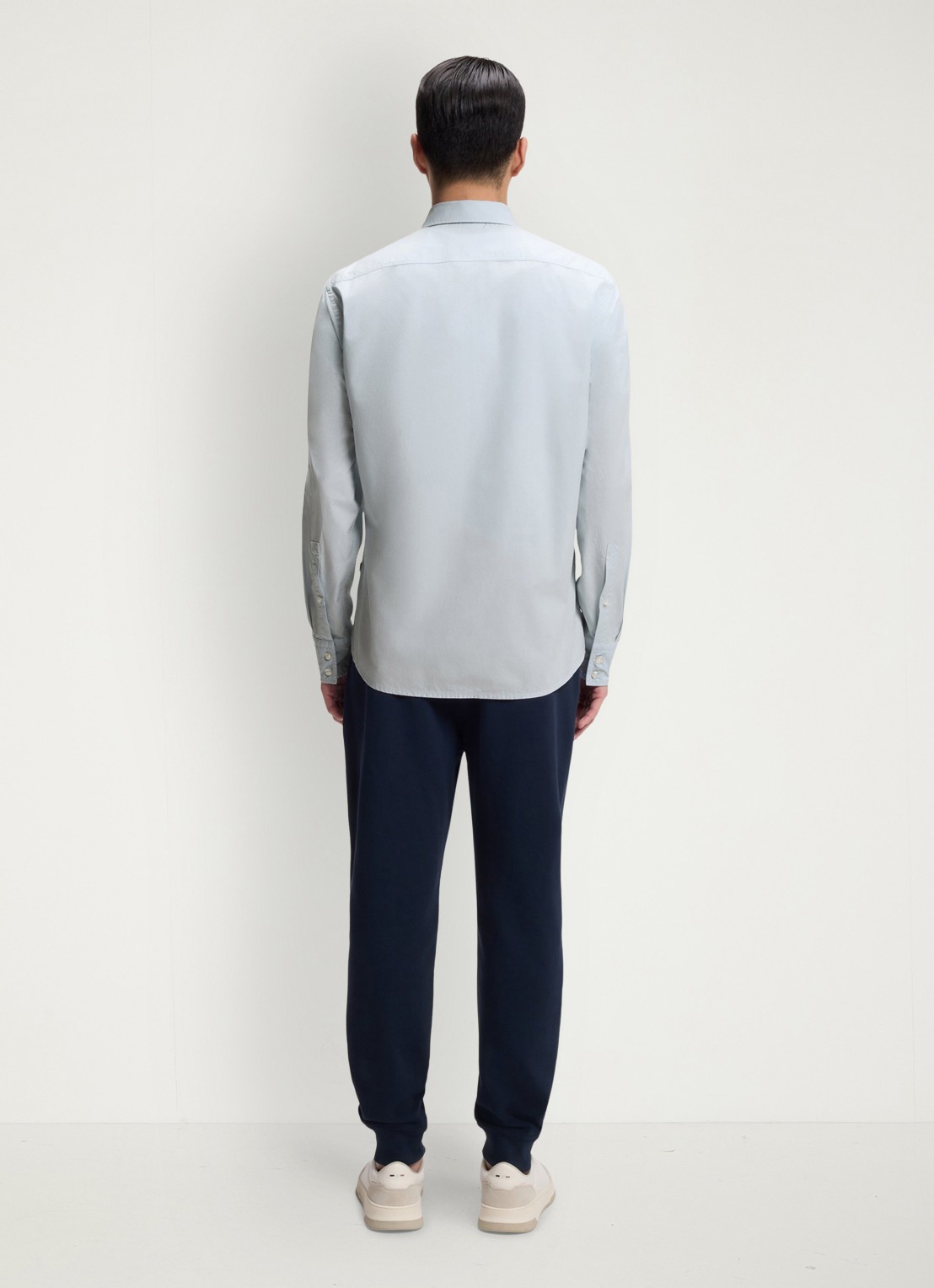 BOSS Regular-fit overhemd van katoenen popeline - achterkant light/pastel grey-053 / grijs