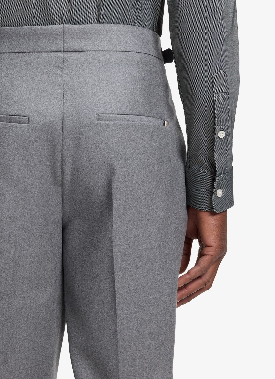 BOSS Regular fit overhemd - detail 6 grijs