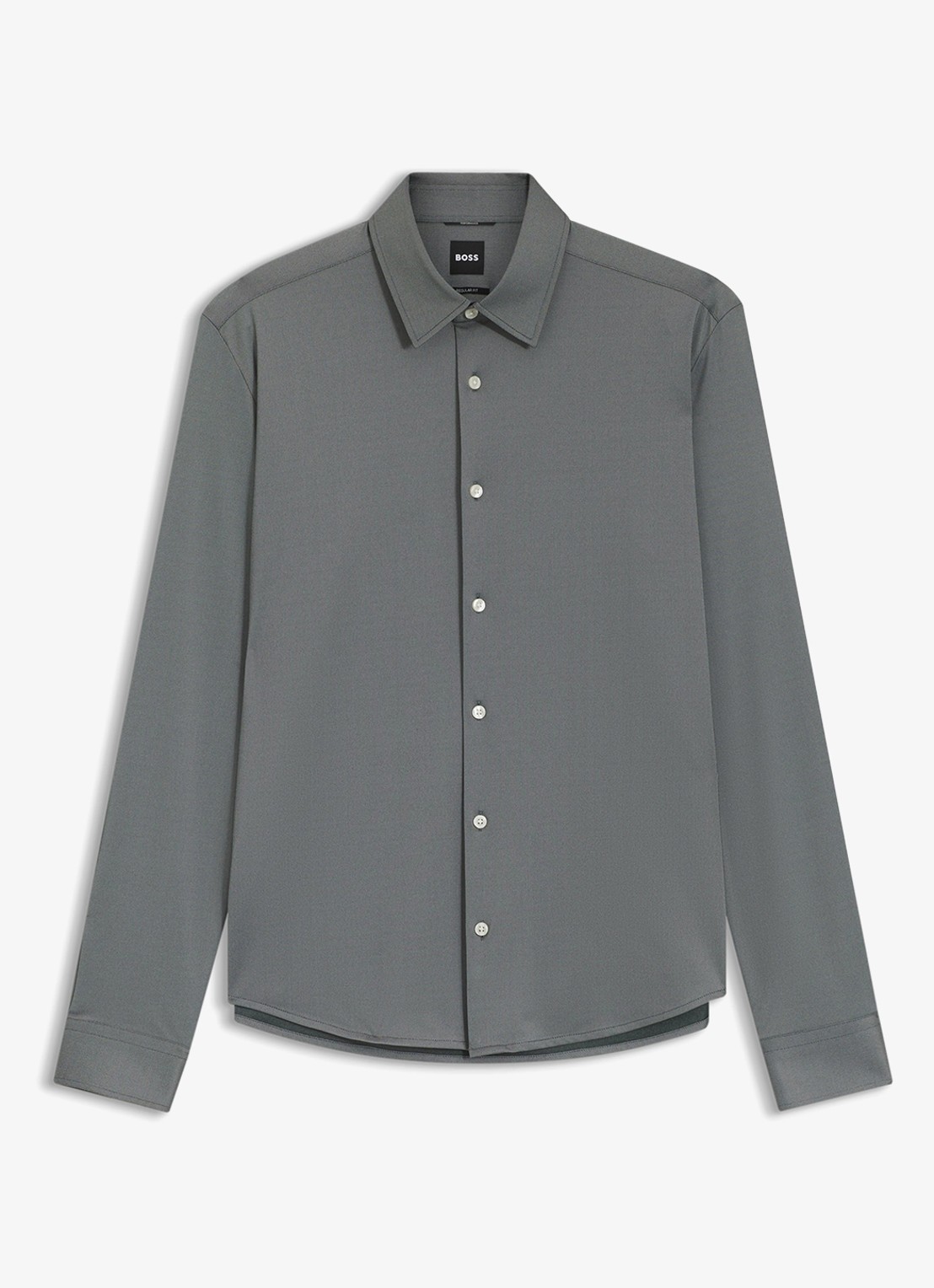 BOSS Regular fit overhemd - voorkant 2 grijs