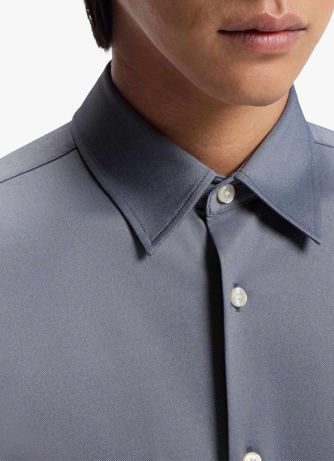 BOSS Regular fit overhemd - detail 5 blauwgrijs