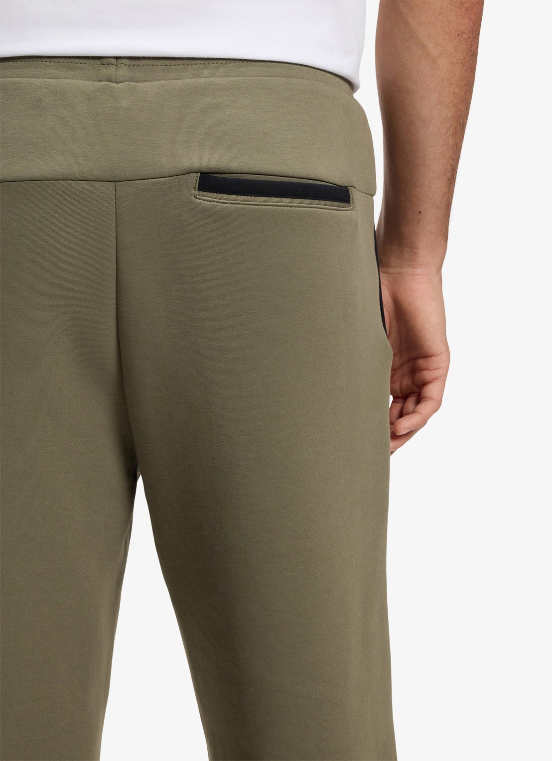 BOSS Regular-fit trainingsbroek van superzacht stretchmateriaal - detail 5 beige