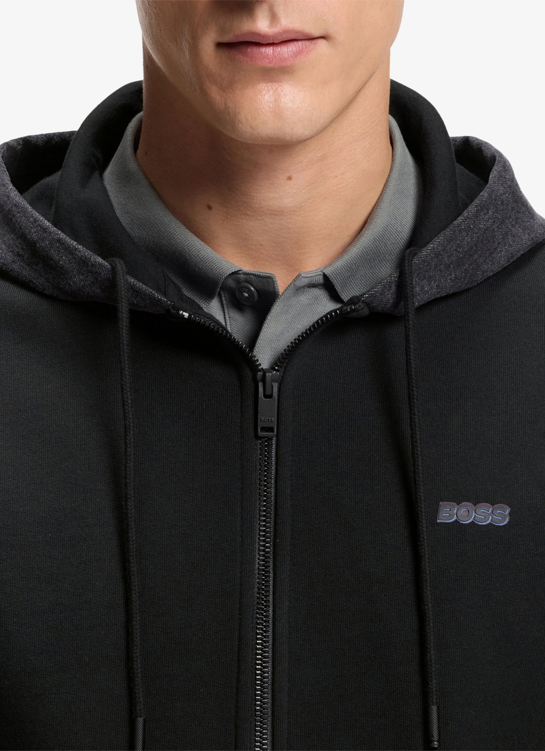 BOSS Relaxed fit trainingspak met logo - detail 5 zwart