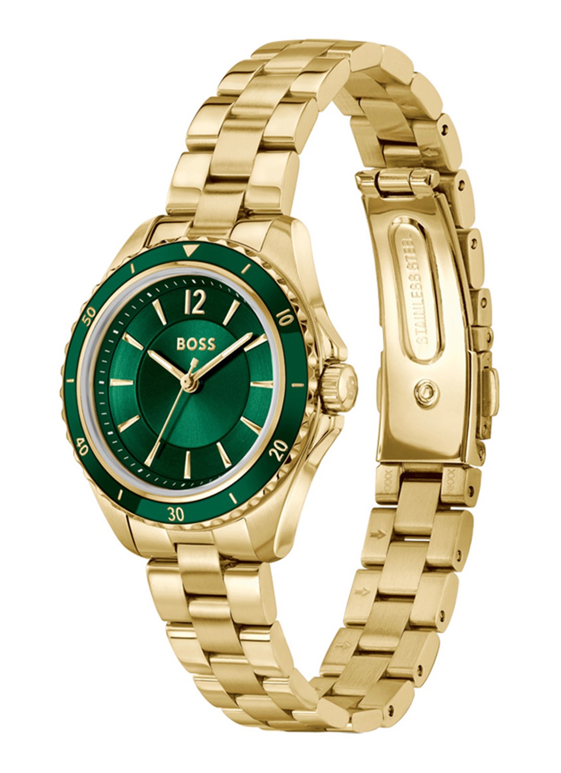 BOSS Sage Aqua horloge HB1502849  - detail 3 goud