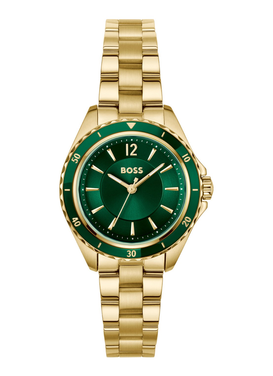 BOSS Sage Aqua horloge HB1502849  - voorkant goud