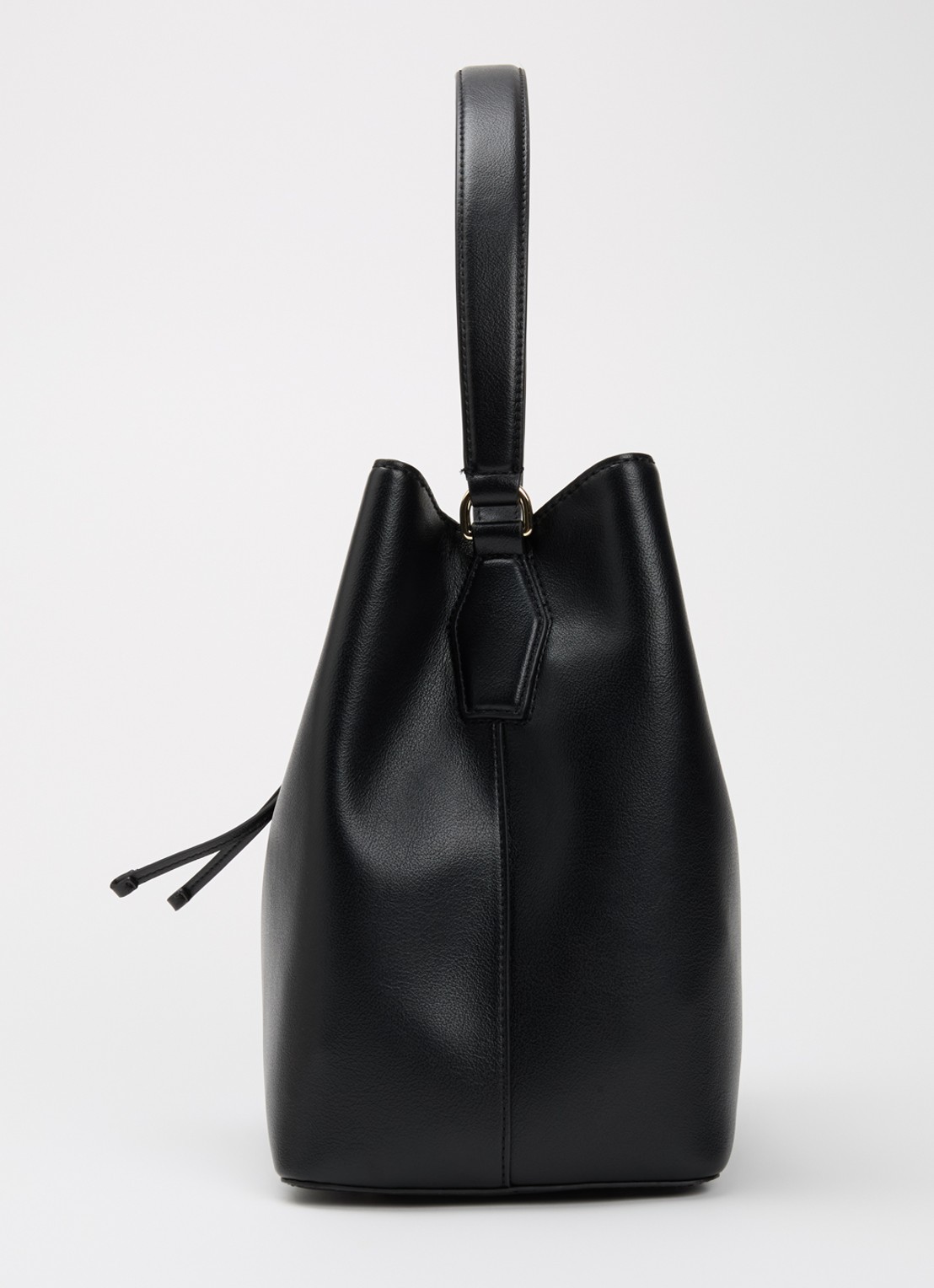 BOSS Sandy Bucket schoudertas met logo - detail 6 zwart