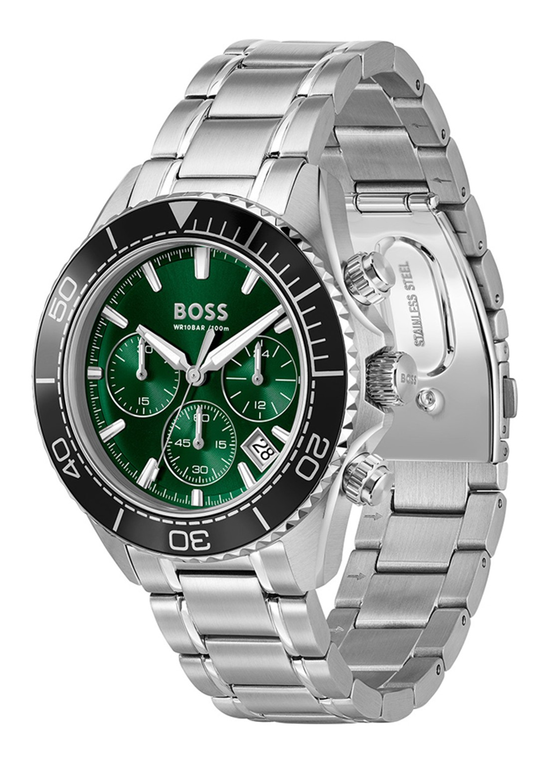 BOSS Sealiner horloge HB1514321  - detail zilver