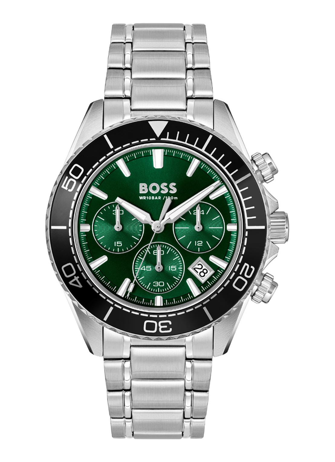 BOSS Sealiner horloge HB1514321  - voorkant 3 zilver