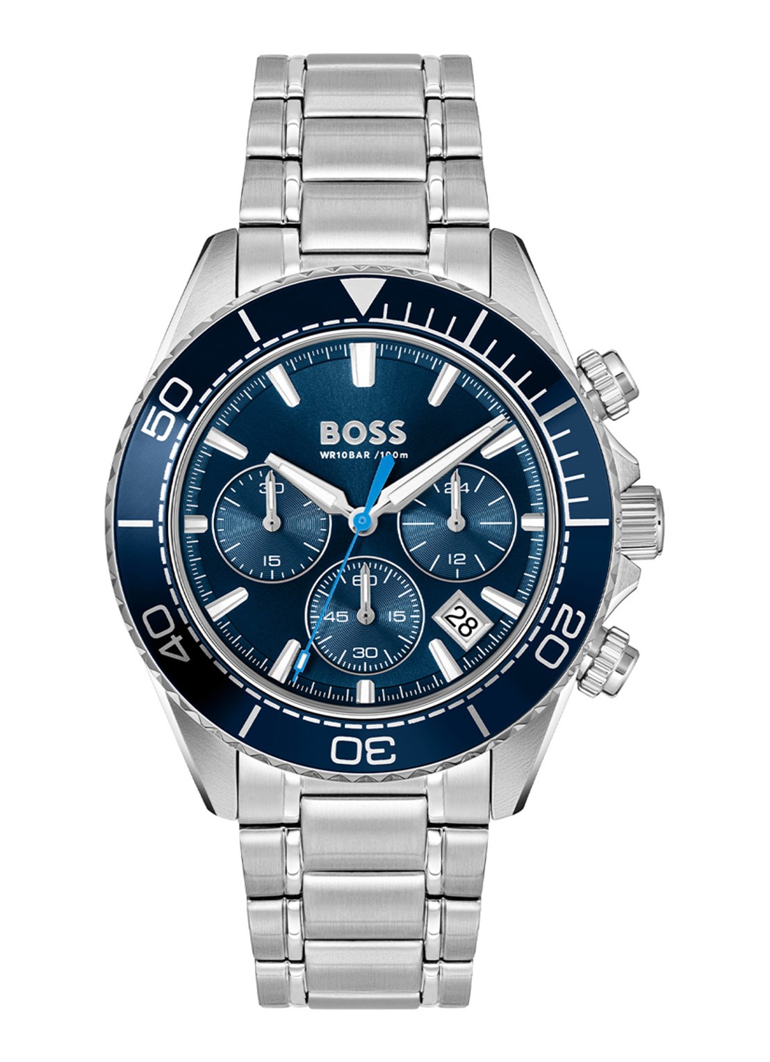 BOSS Sealiner horloge HB1514322 - voorkant 3 zilver
