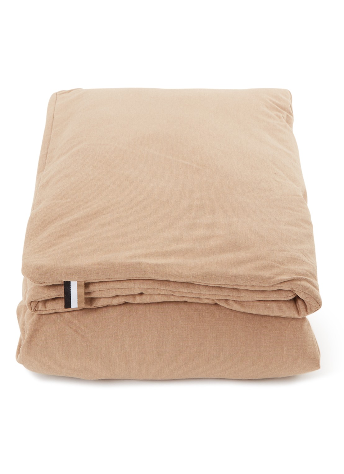 BOSS Sen bedsprei in katoenblend 90 x 200 cm  - voorkant hazelnootbruin