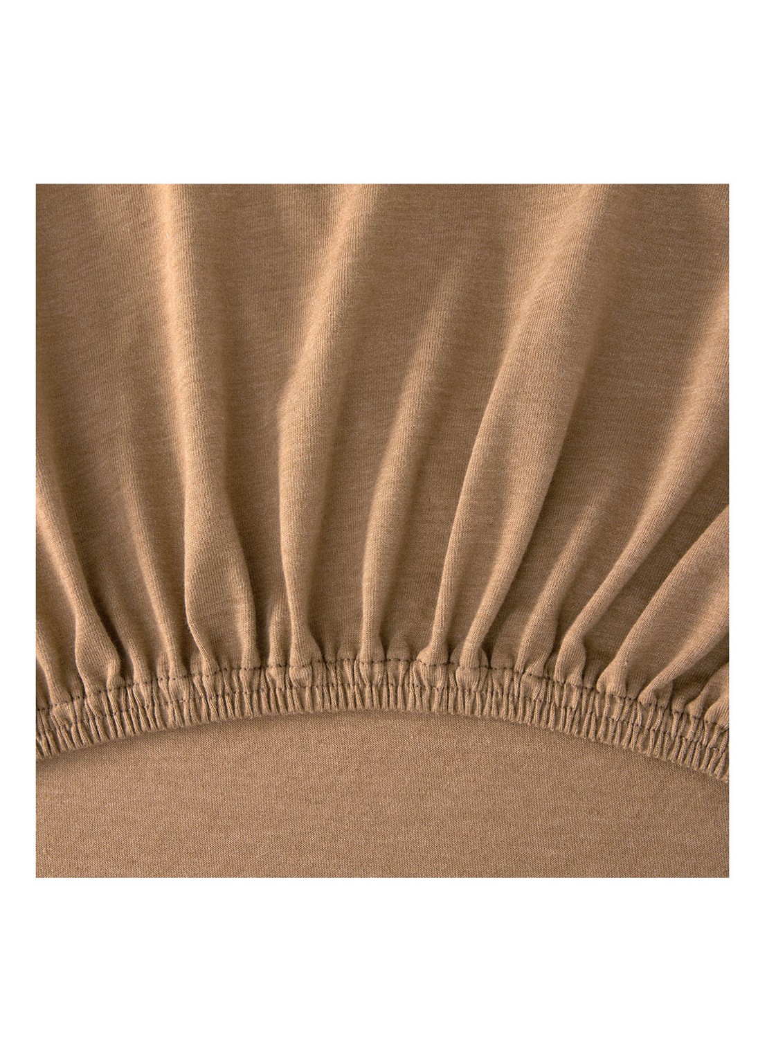 BOSS Sense hoeslaken in katoenblend, hoekhoogte in 30 cm - detail 3 camel