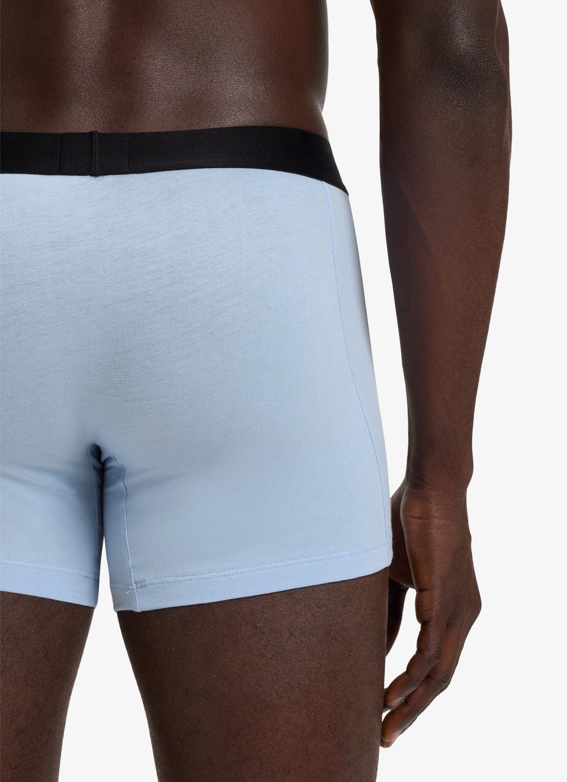 BOSS Set van drie boxershorts van stretchkatoen - detail 5 open blue-462 / blauw