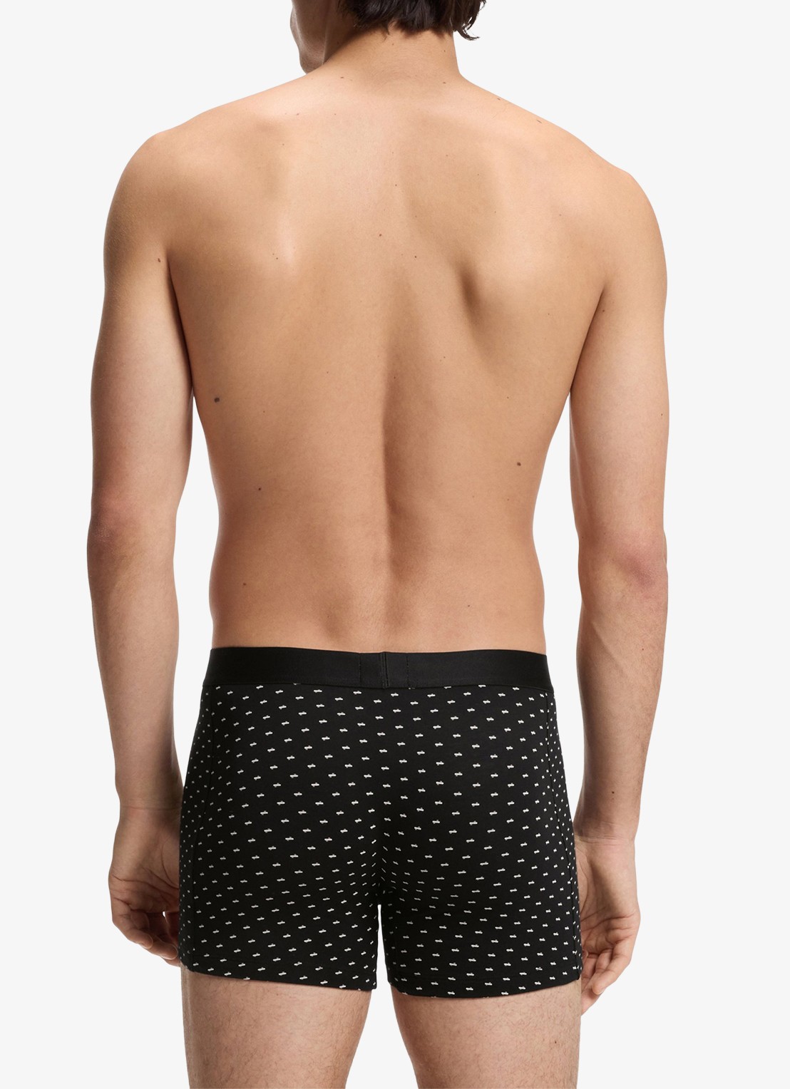 BOSS Set van drie boxershorts van stretchkatoen - achterkant 4 open beige-282 / beige