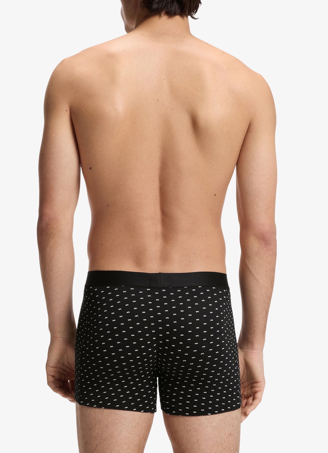 BOSS Set van drie boxershorts van stretchkatoen - achterkant 4 open beige-282 / beige