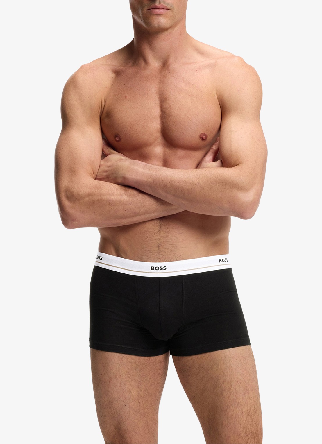BOSS Set van vijf korte boxershorts met logotailleband van stretchkatoen - detail 3 open miscellaneous-963
