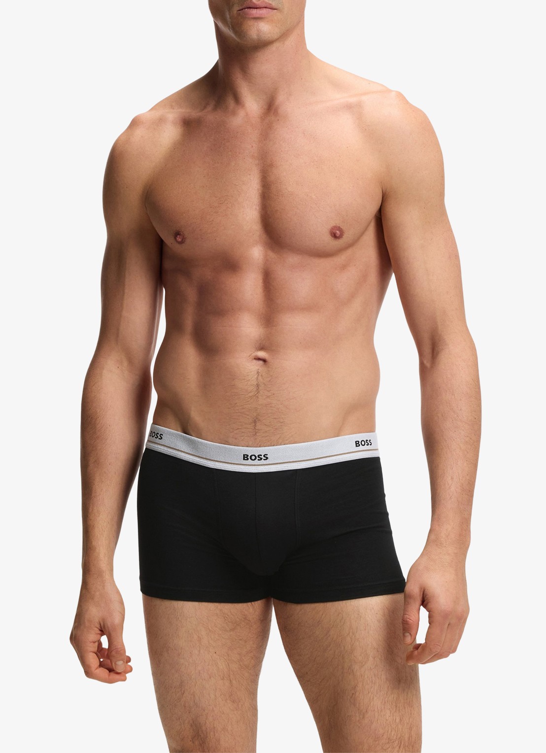 BOSS Set van vijf korte boxershorts met logotailleband van stretchkatoen - detail 4 open miscellaneous-963