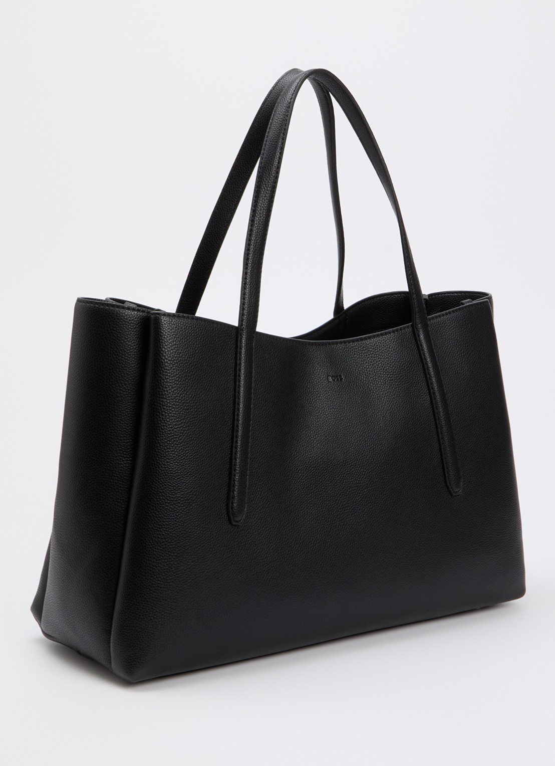 BOSS Shopper met logo - achterkant zwart