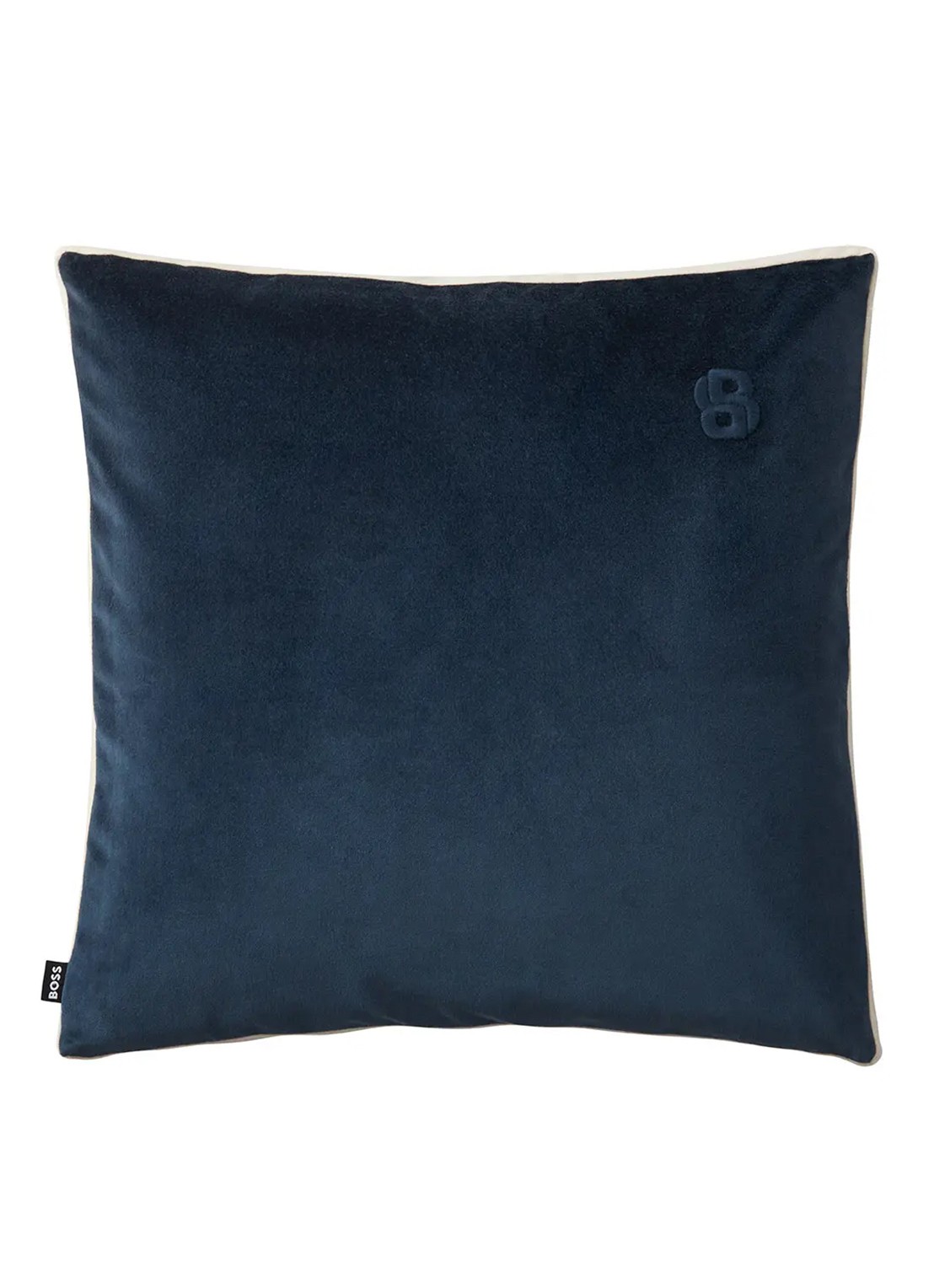 BOSS Sierkussenhoes 43 x 43 cm - voorkant donkerblauw