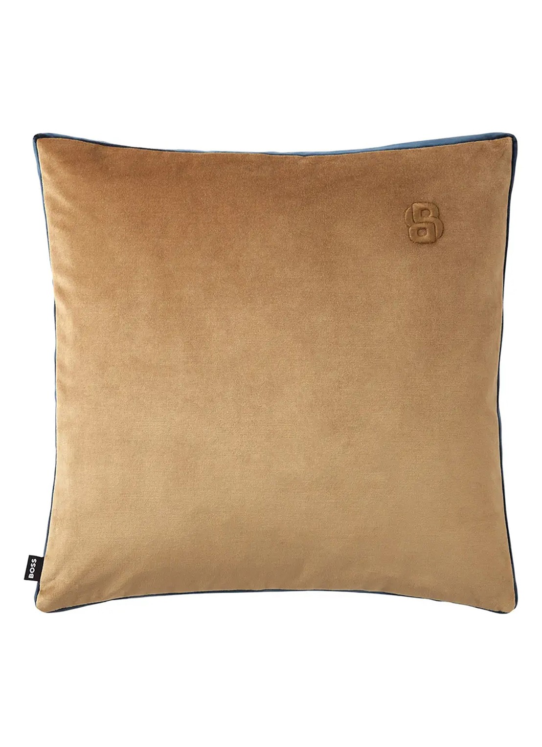 BOSS Sierkussenhoes 43 x 43 cm - voorkant 2 camel