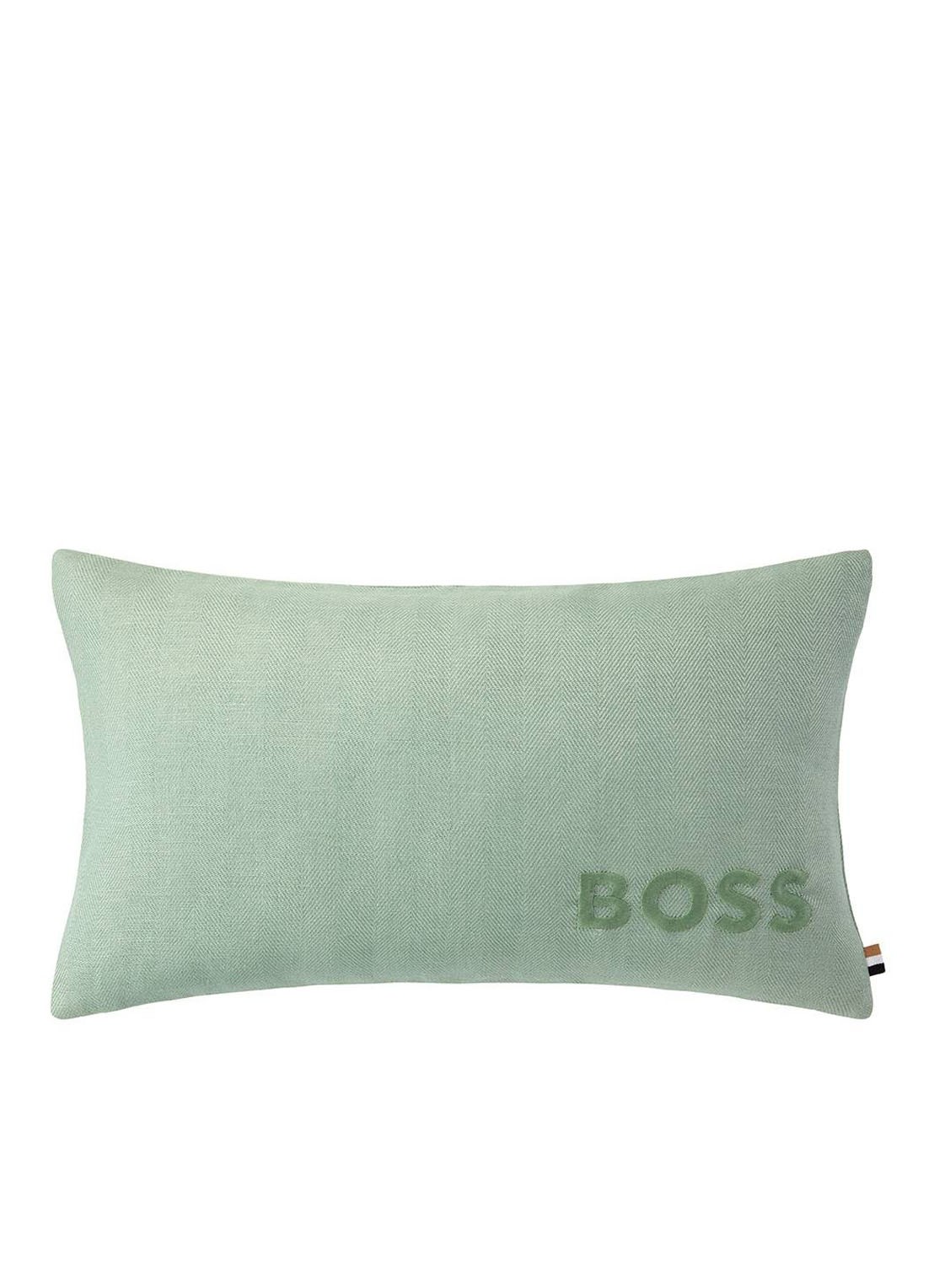 BOSS Sierkussenhoes van linnen 33 x 57 cm - voorkant 4 mint