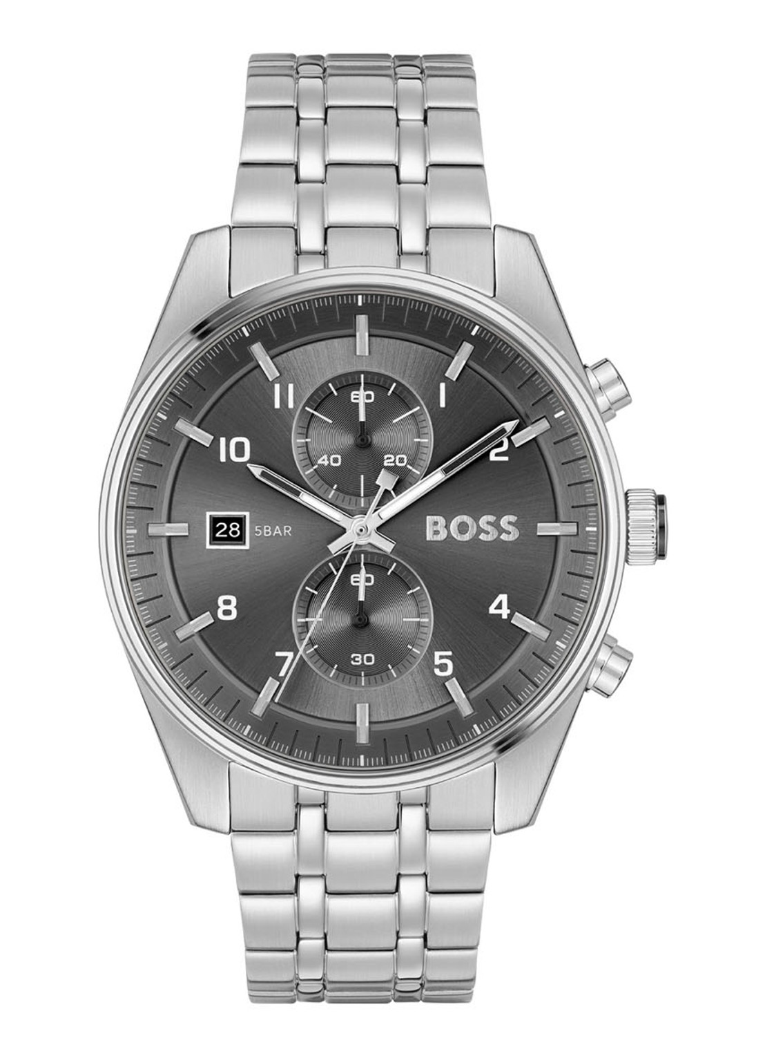 BOSS Skytraveller horloge HB1514151 - voorkant 3 zilver