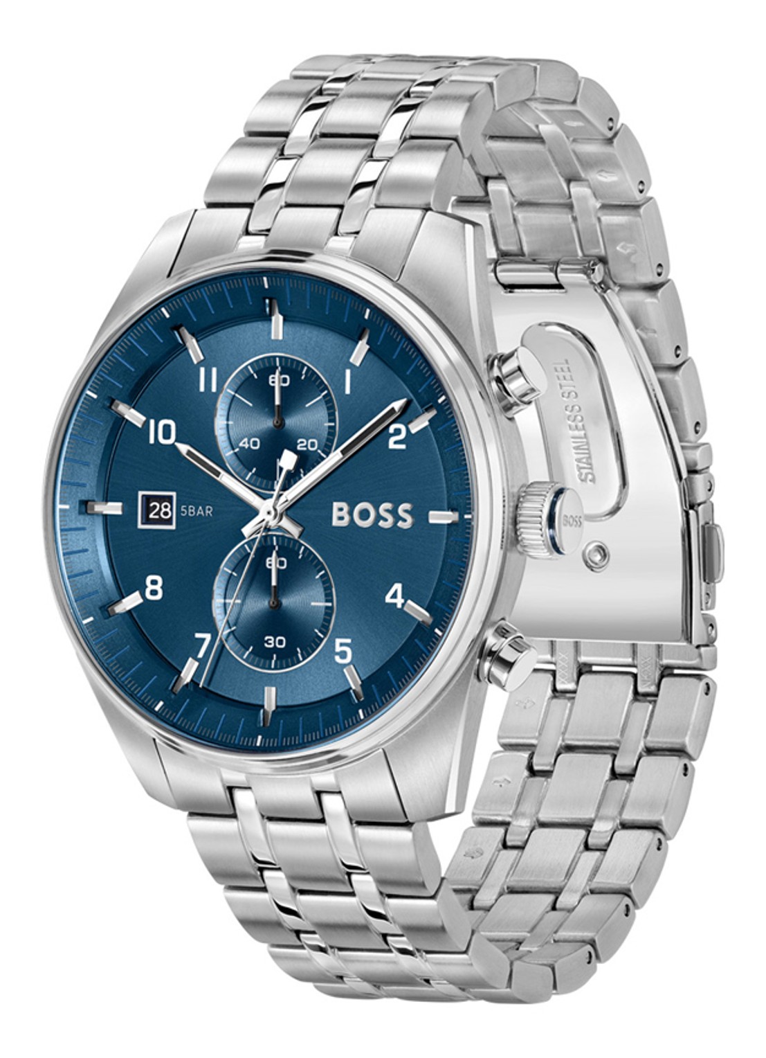 BOSS Skytraveller horloge HB1514216  - detail 3 zilver