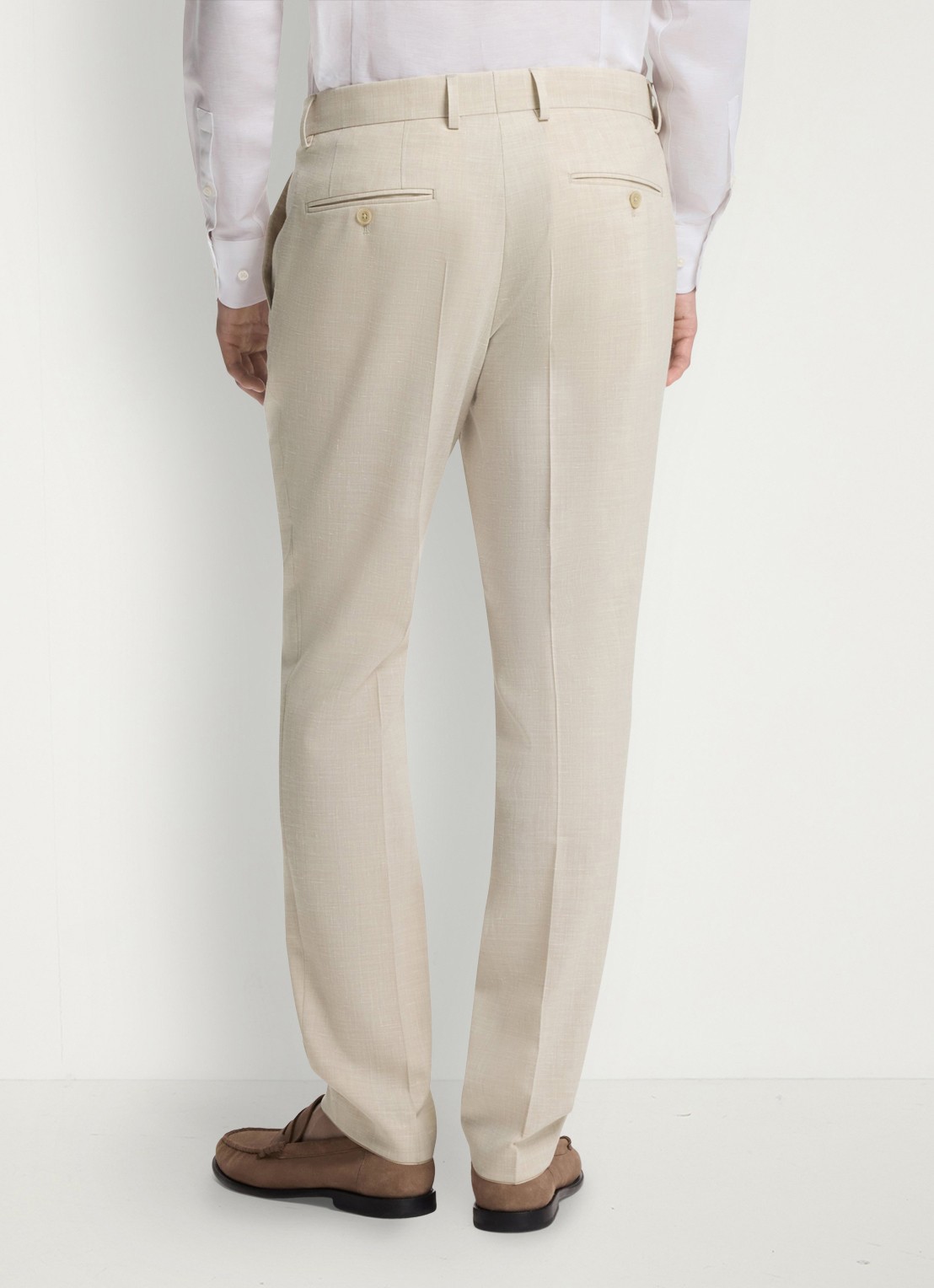 BOSS Slim fit 2-delig pak in wolblend - detail 8 open beige-286 / beige