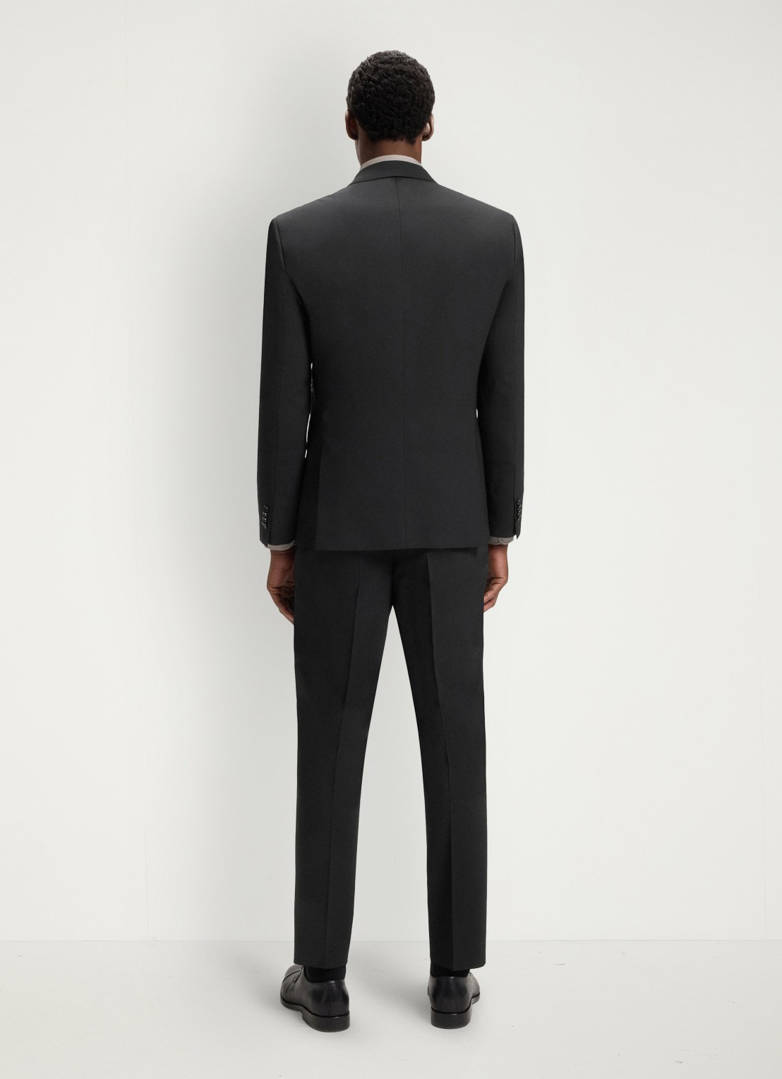 BOSS Slim fit 2-delig pak van scheerwol - achterkant 8 zwart